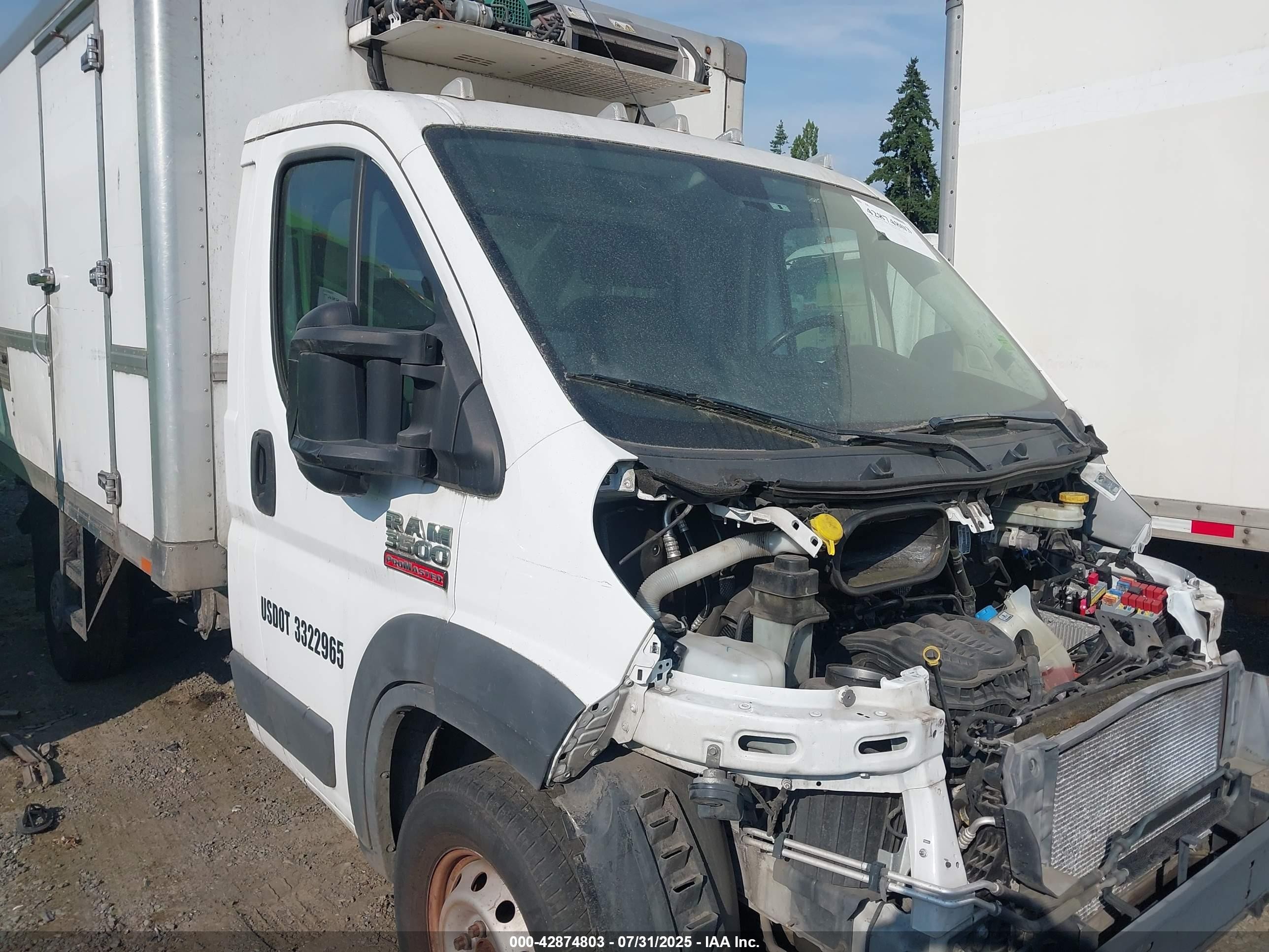 2017 Ram Promaster 3500, VIN 3C7WRVEG1HE521303 — All over