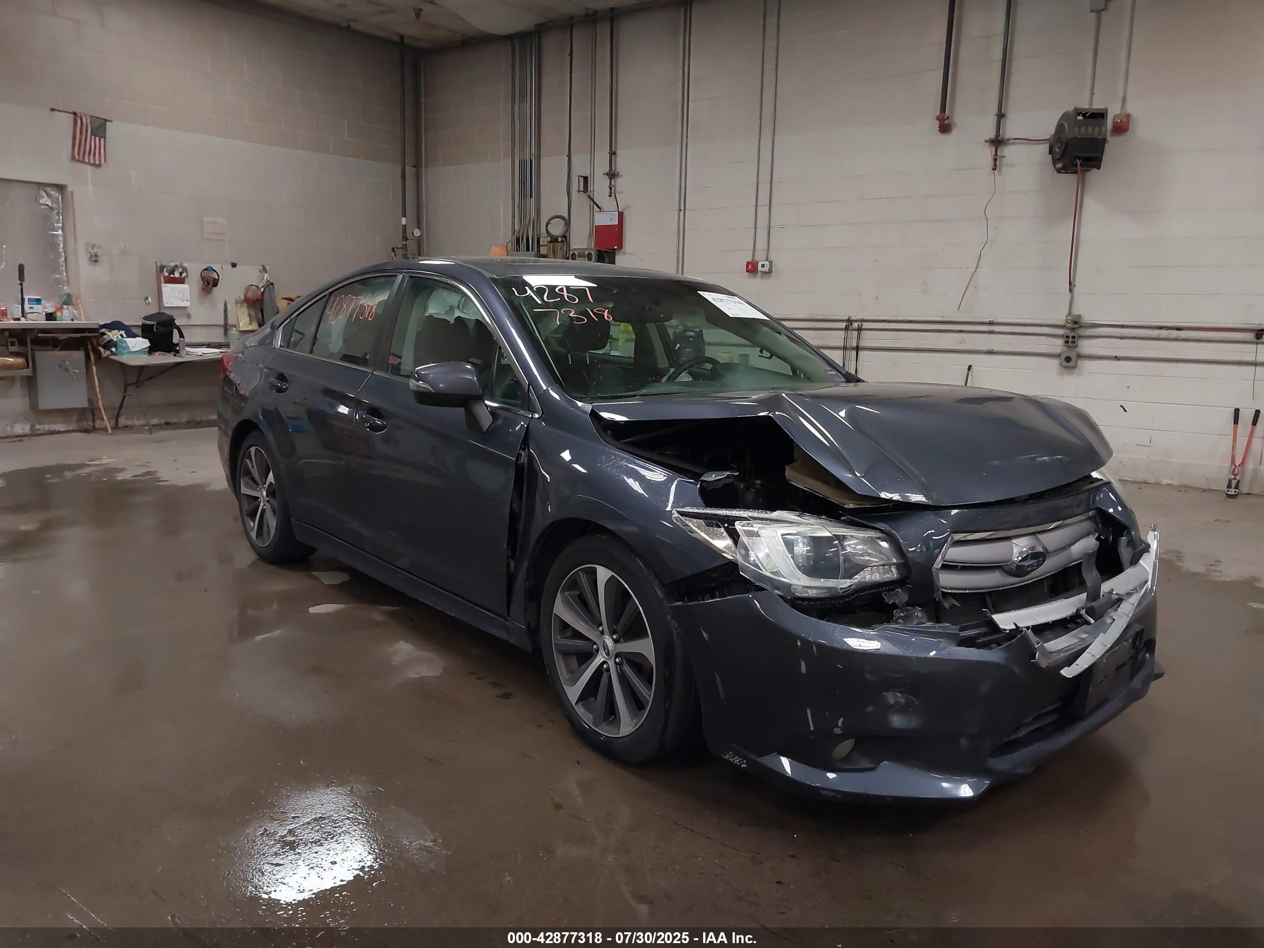 2017 Subaru Legacy Limited, VIN 4S3BNAK69H3015754 — Front end