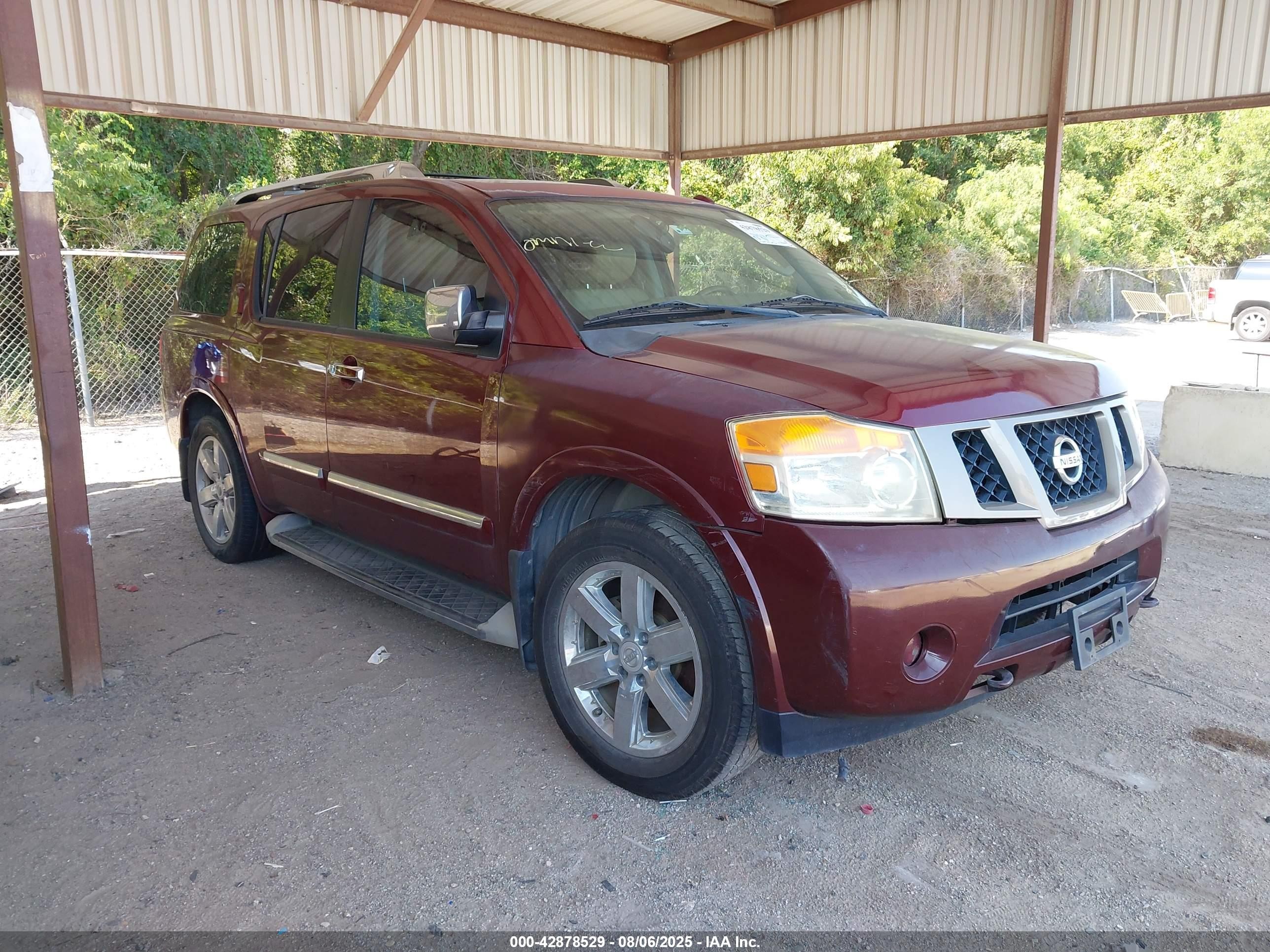 2011 Nissan Armada Platinum, VIN 5N1BA0NF7BN611678 — Normal wear