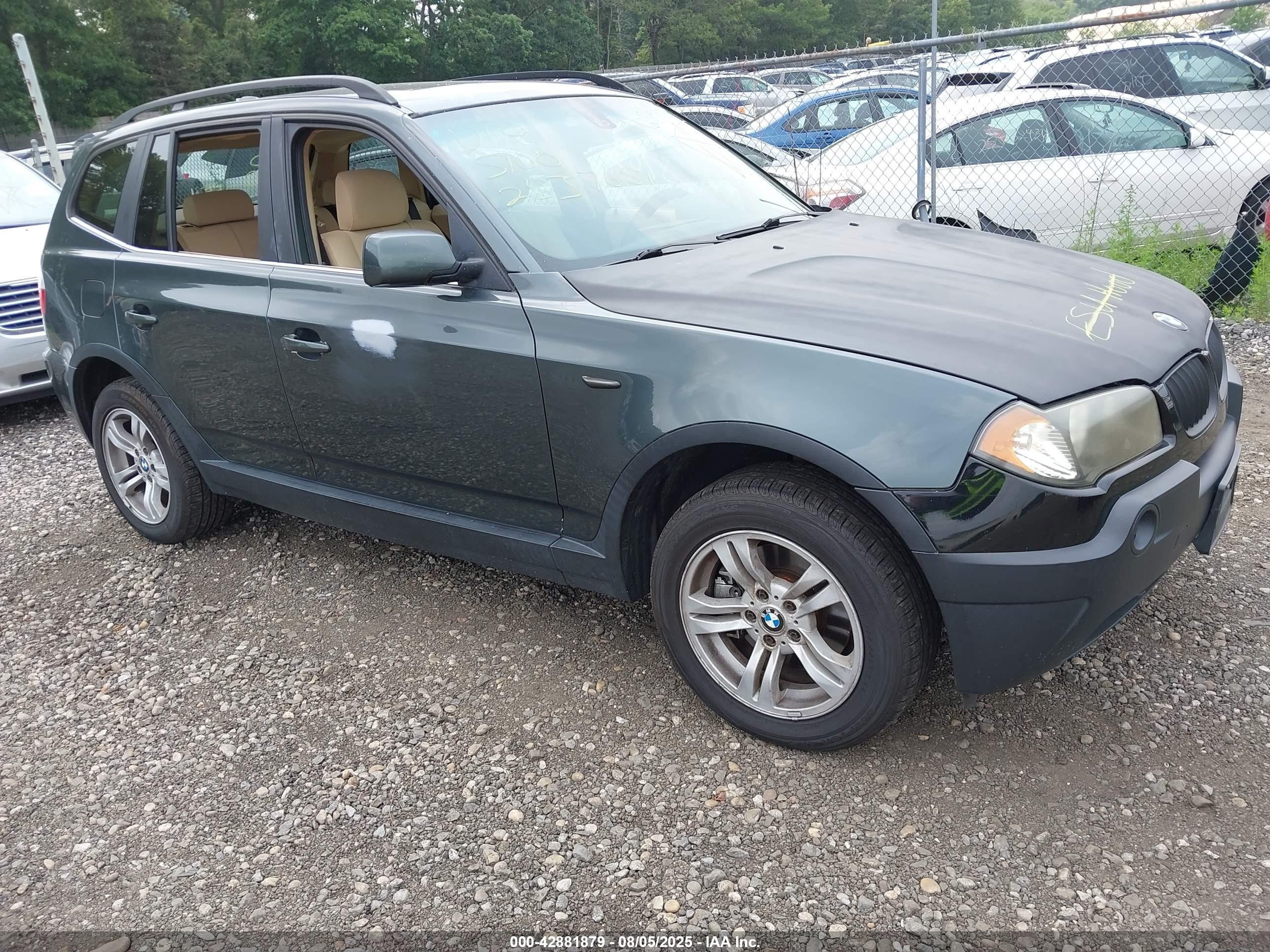 2006 BMW X3 3.0i, VIN WBXPA93476WG91327 — Не указано