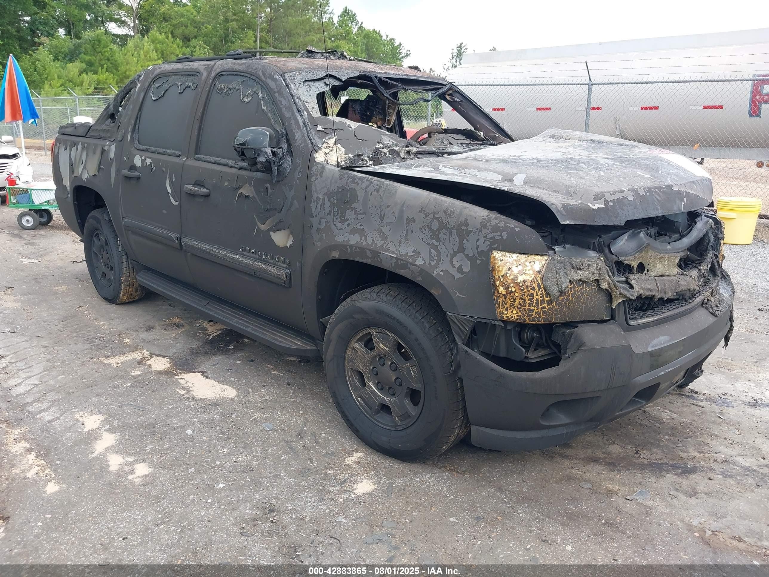 2013 Chevrolet Avalanche LS, VIN 3GNMCEE00DG309314 — Burn