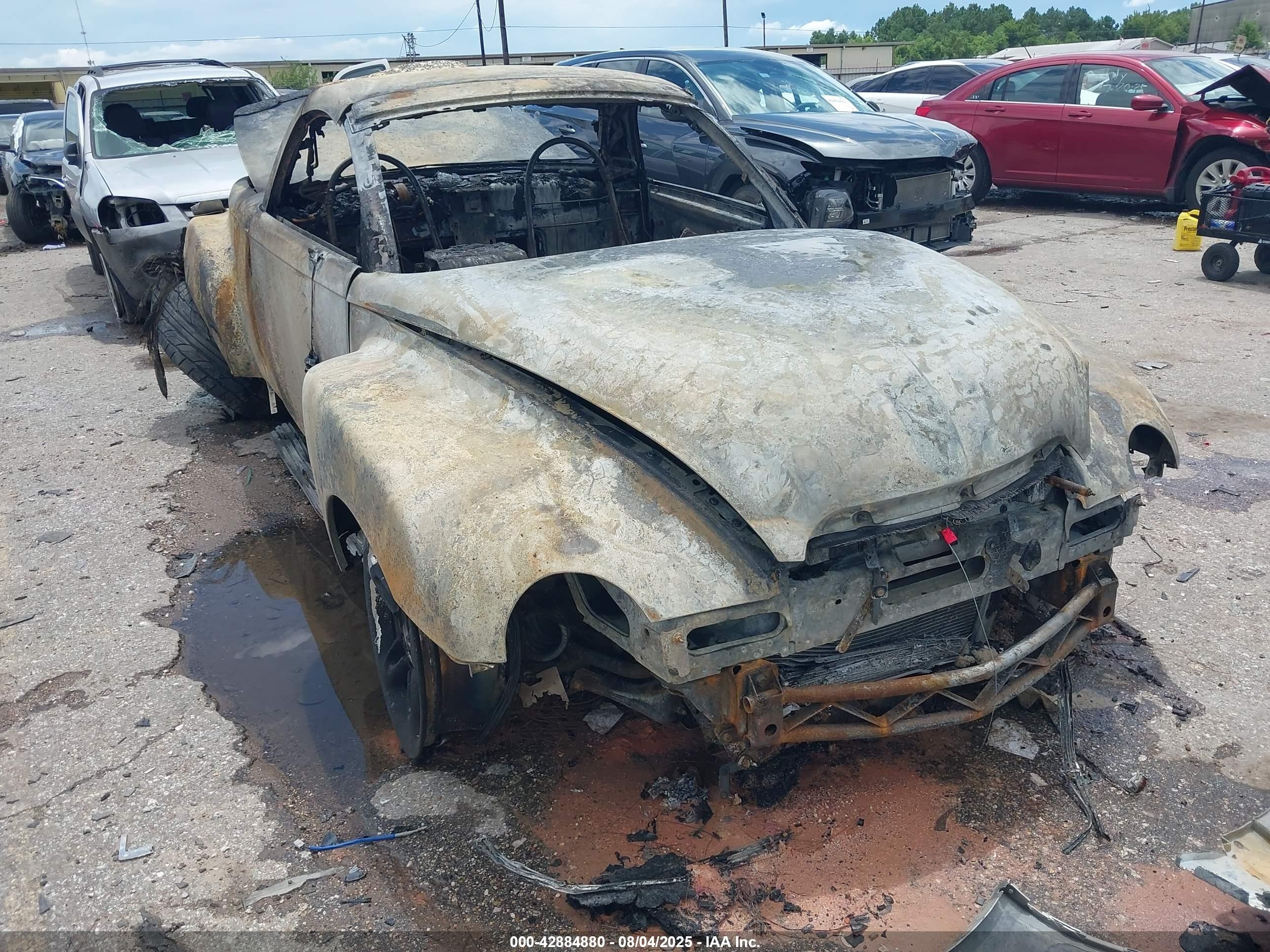 2006 Chevrolet SSR LS, VIN 1GCES14H76B122082 — Burn