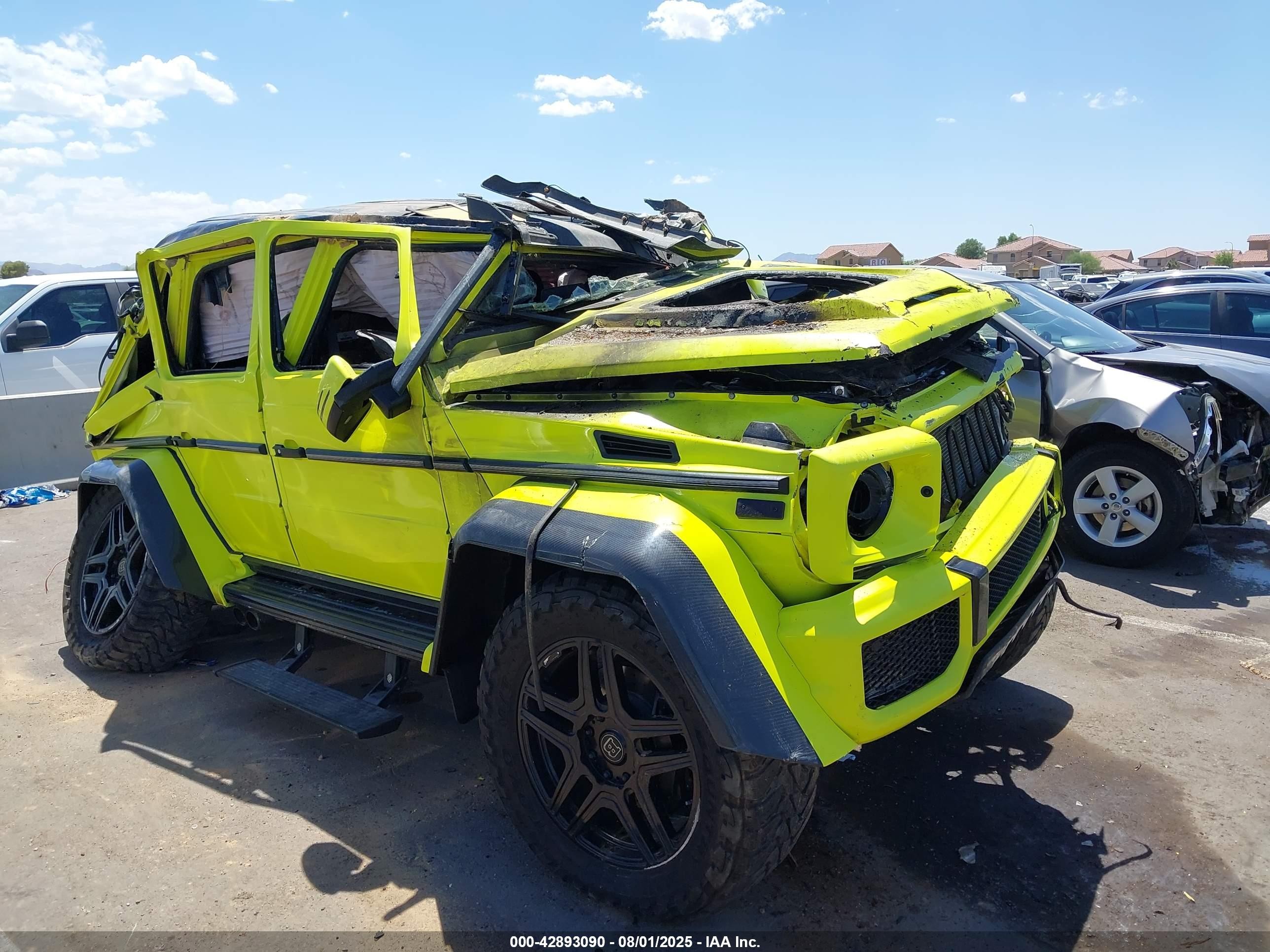 2017 Mercedes-Benz G 550 4x4², VIN WDCYC5FF4HX274785 — Rollover