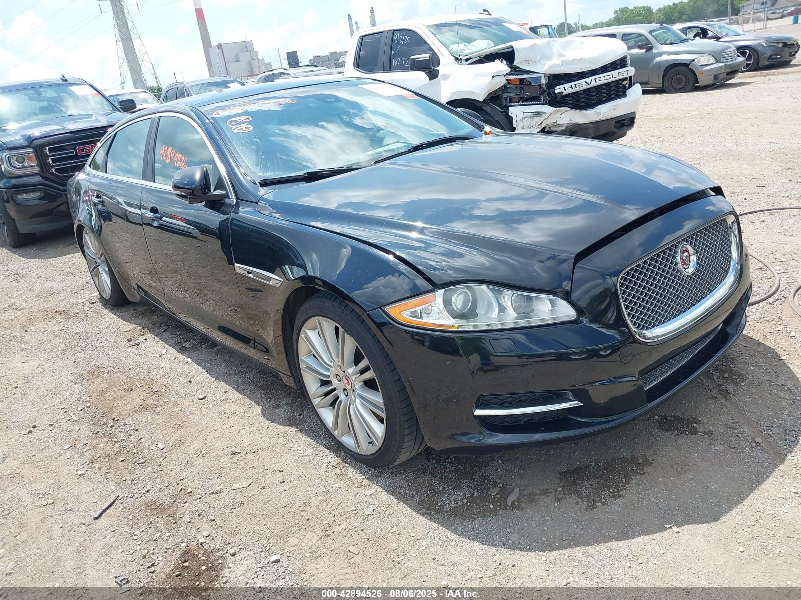 2015 Jaguar XJ Portfolio, VIN SAJWA2GZ7F8V89213 — Interior fire