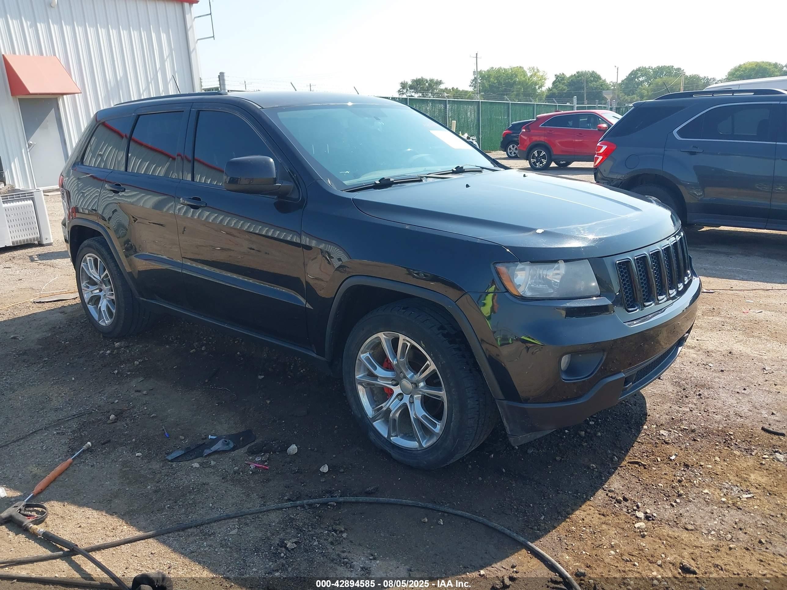 2013 Jeep Grand Cherokee Laredo, VIN 1C4RJFAT8DC586824 — Hail