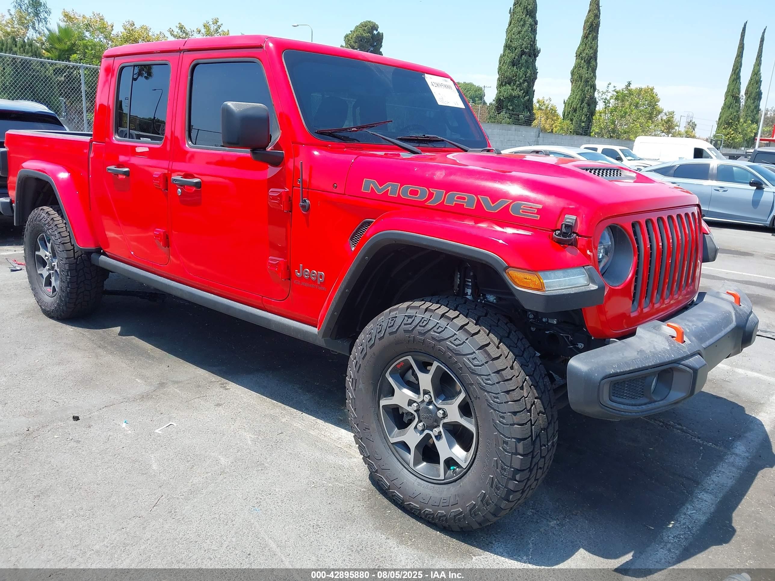 2022 Jeep Gladiator Mojave, VIN 1C6JJTEG4NL136752 — После угона
