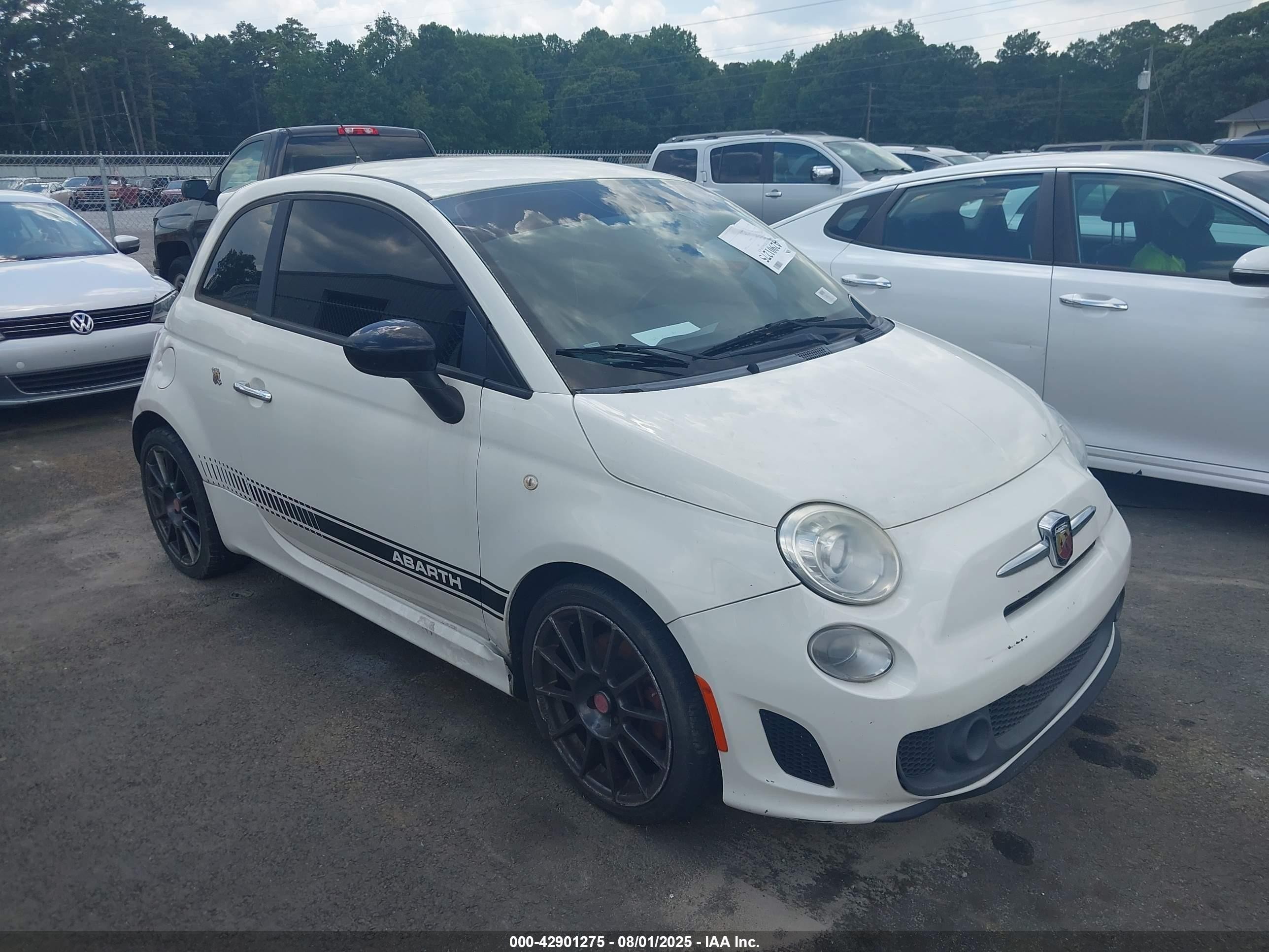 2013 FIAT 500 Abarth, VIN 3C3CFFFH9DT753292 — Repossession