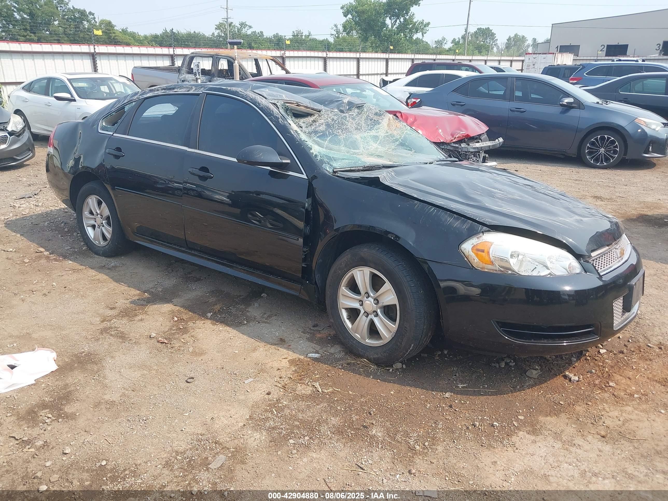 2015 Chevrolet Impala LS, VIN 2G1WA5E35F1118641 — Rollover