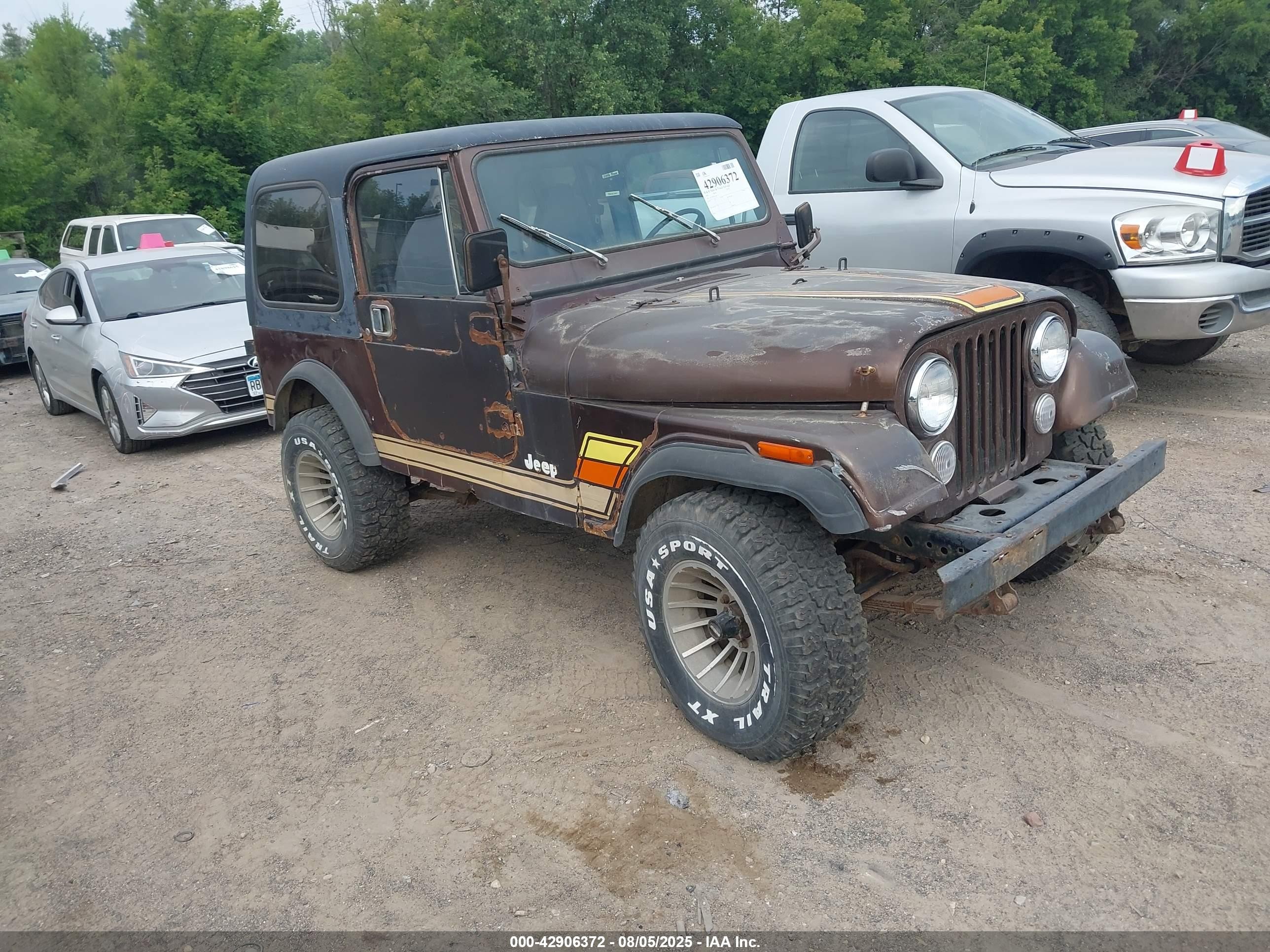 1982 Jeep CJ7, VIN 1JCCN87E4CT065272 — All over
