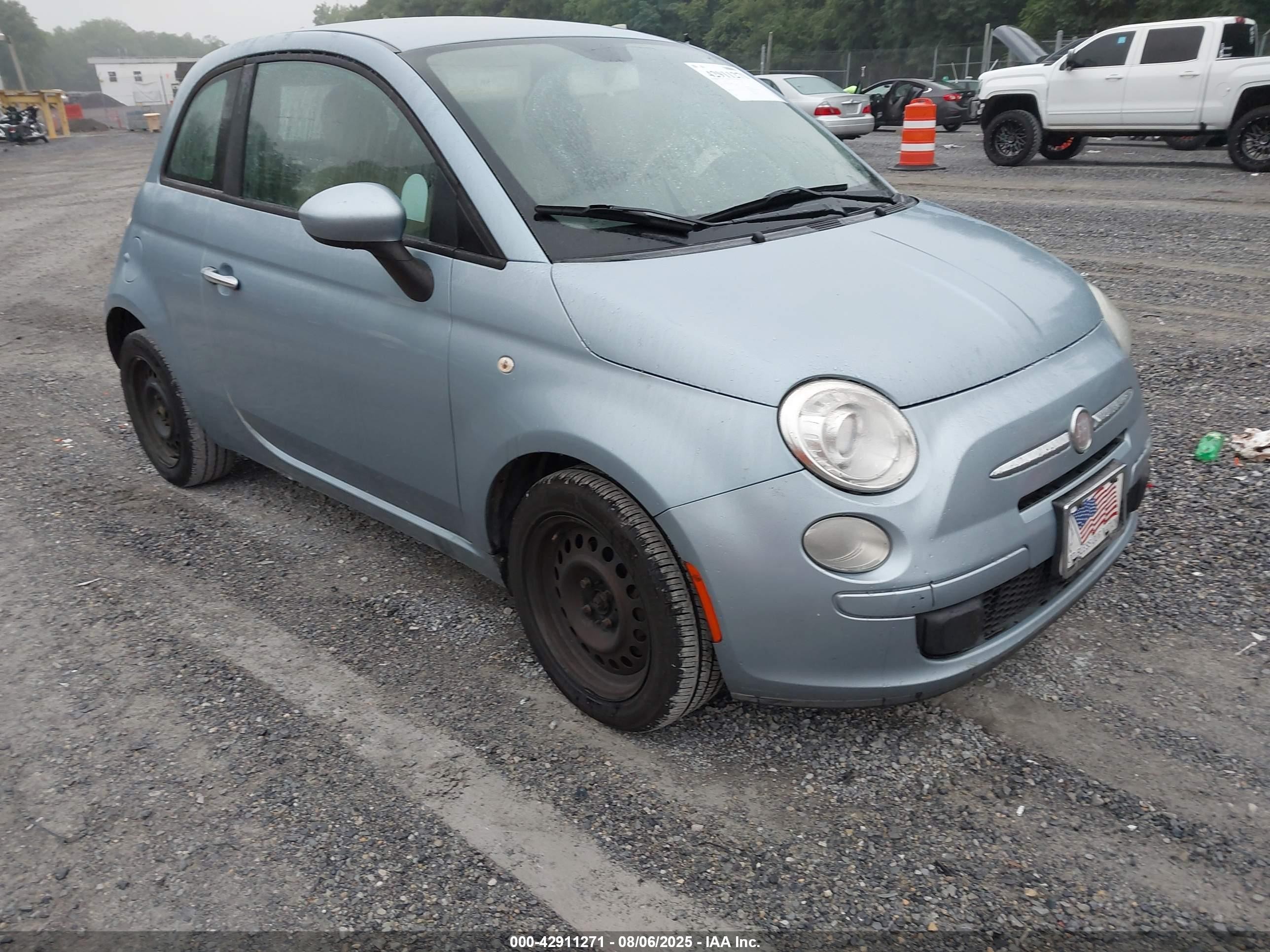 2013 FIAT 500 Pop, VIN 3C3CFFAR2DT528986 — Biohazard / chemical
