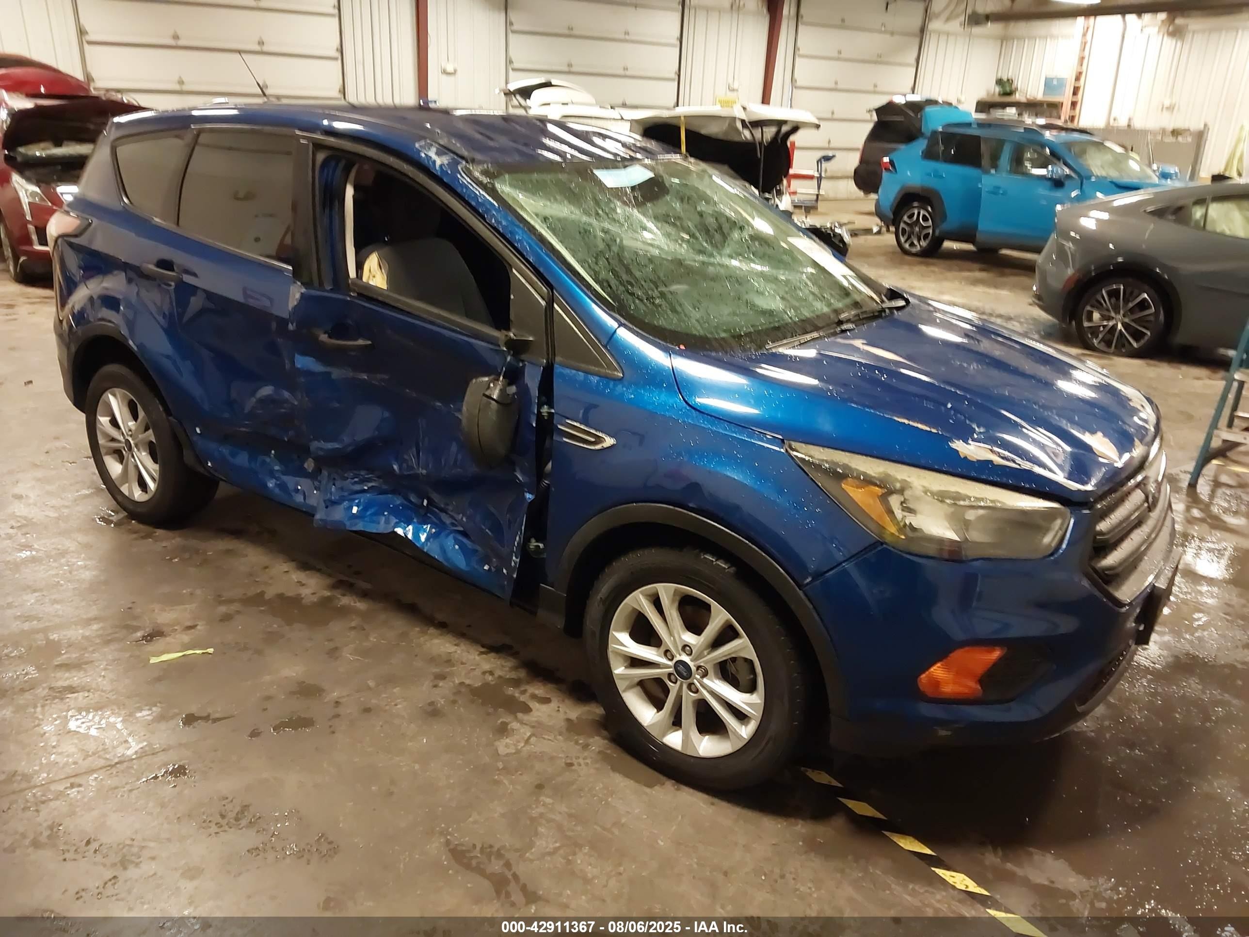 2018 Ford Escape S, VIN 1FMCU0F77JUB24665 — Rollover
