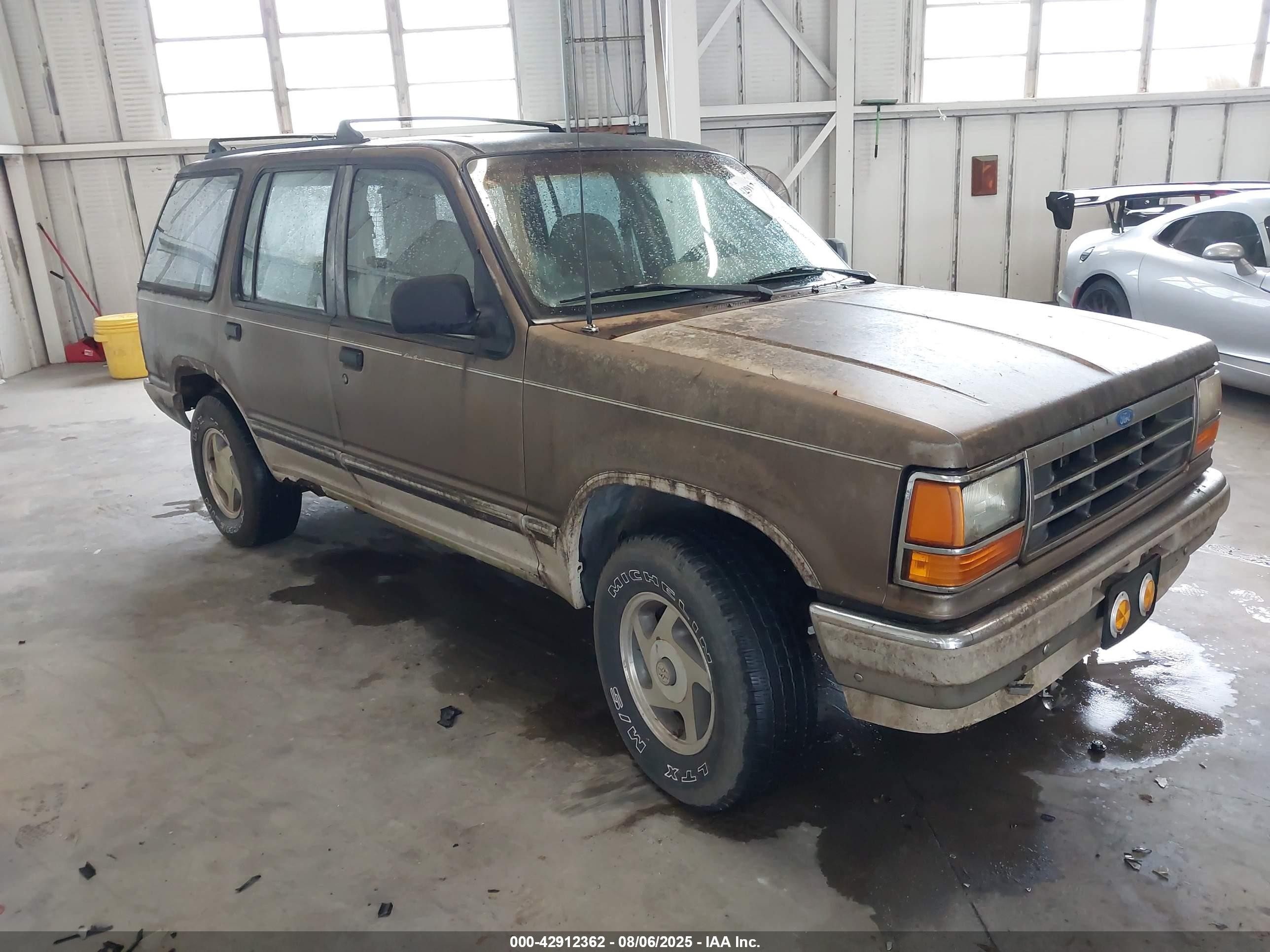 1991 Ford Explorer XL, VIN 1FMDU34X7MUB58747 — Normal wear