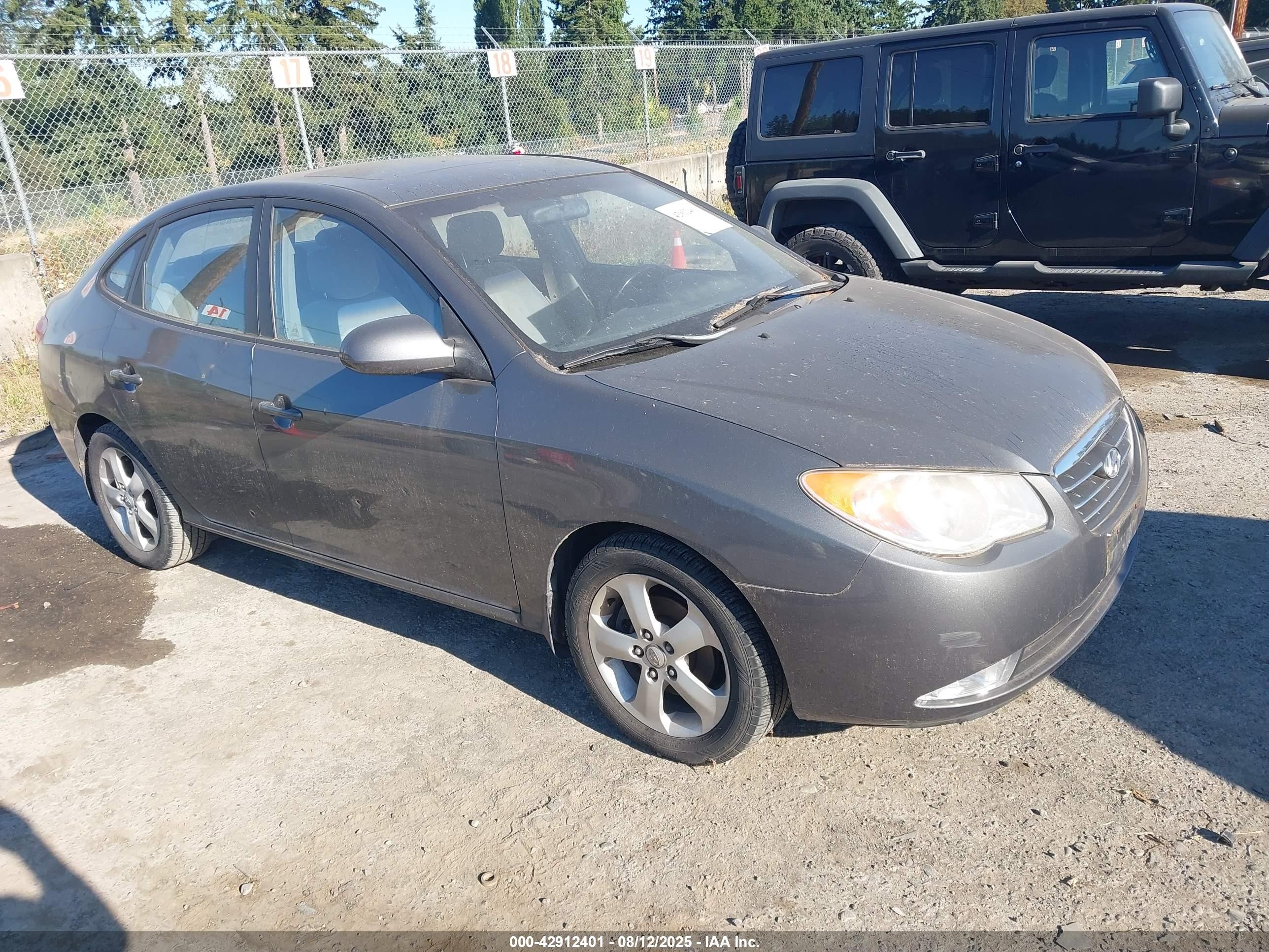 2007 Hyundai Elantra GLS, VIN KMHDU46D17U034017 — Бок