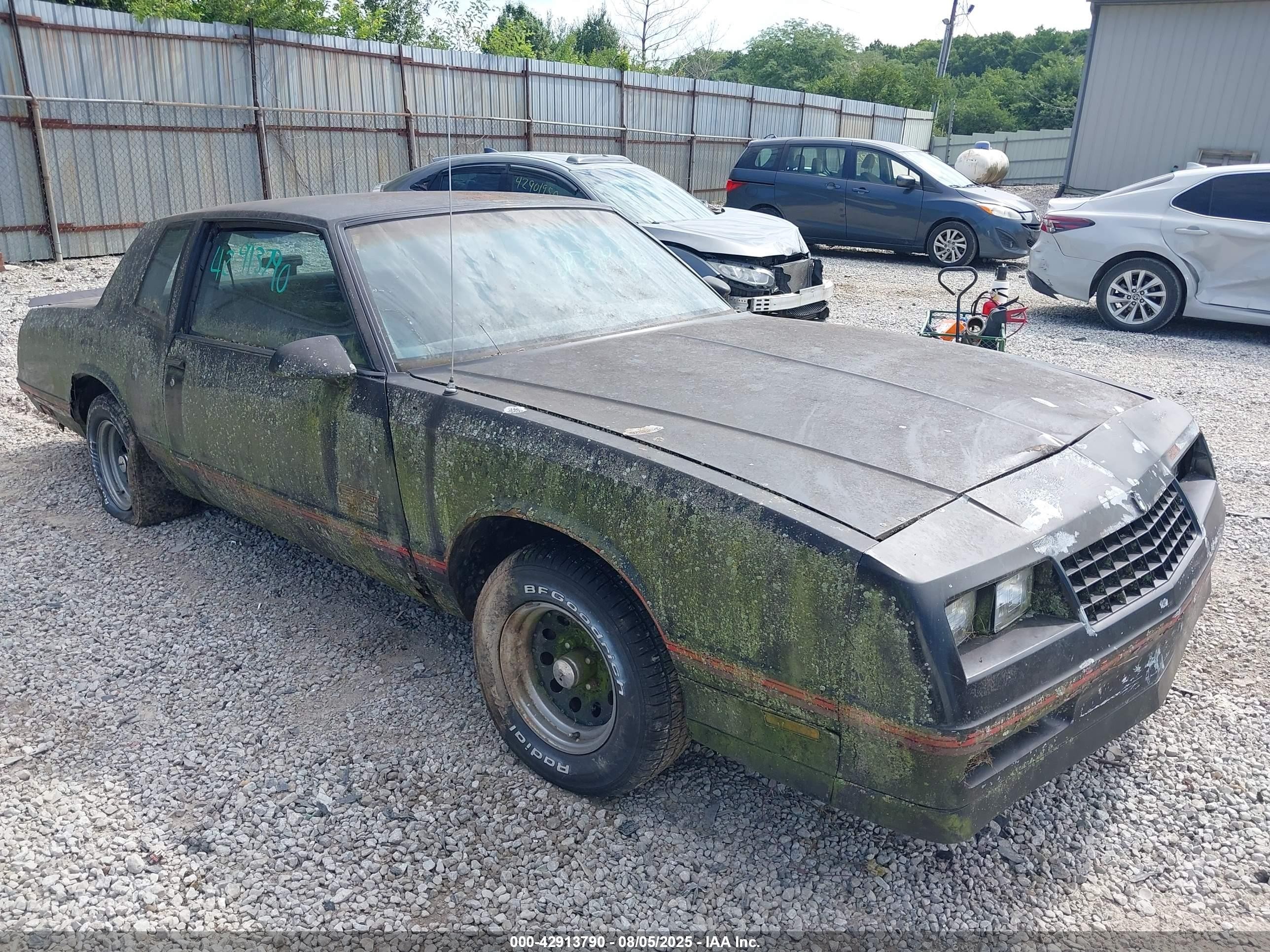 1987 Chevrolet Monte Carlo Sport SS, VIN 1G1GZ11G4HP107523 — All over