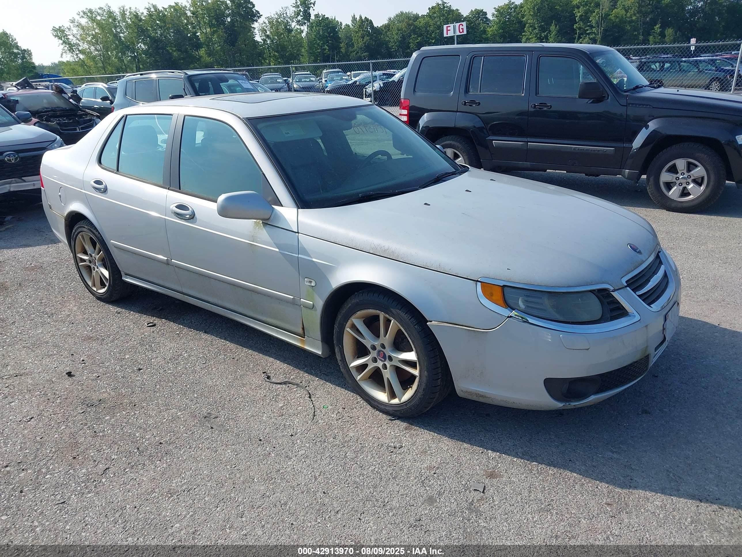 2008 Saab 9-5, VIN YS3ED49G583504080 — Перед