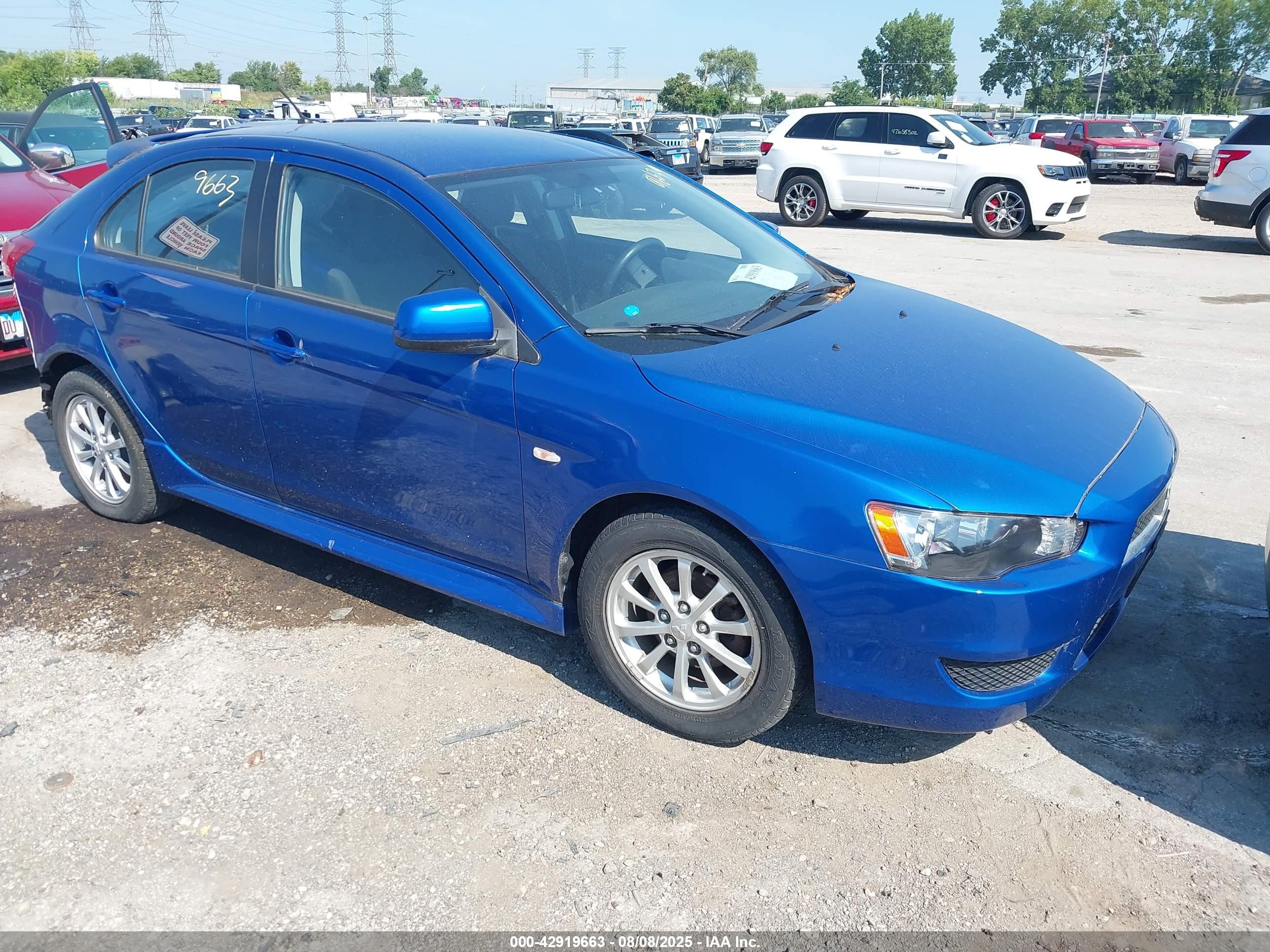 2011 Mitsubishi Lancer ES, VIN JA32X2HU3BU012838 — Repossession