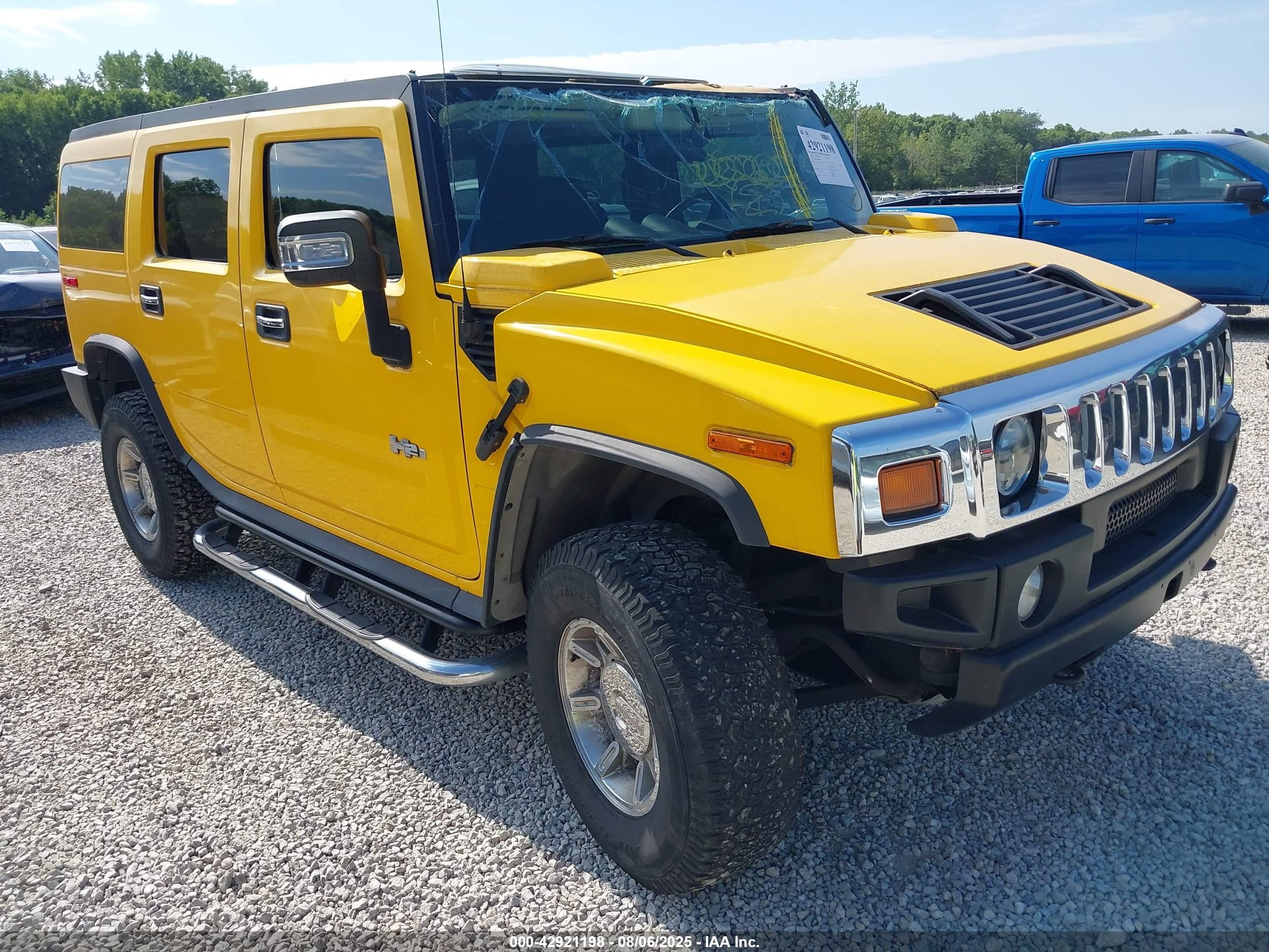 2006 Hummer H2, VIN 5GRGN23U26H109997 — Roof