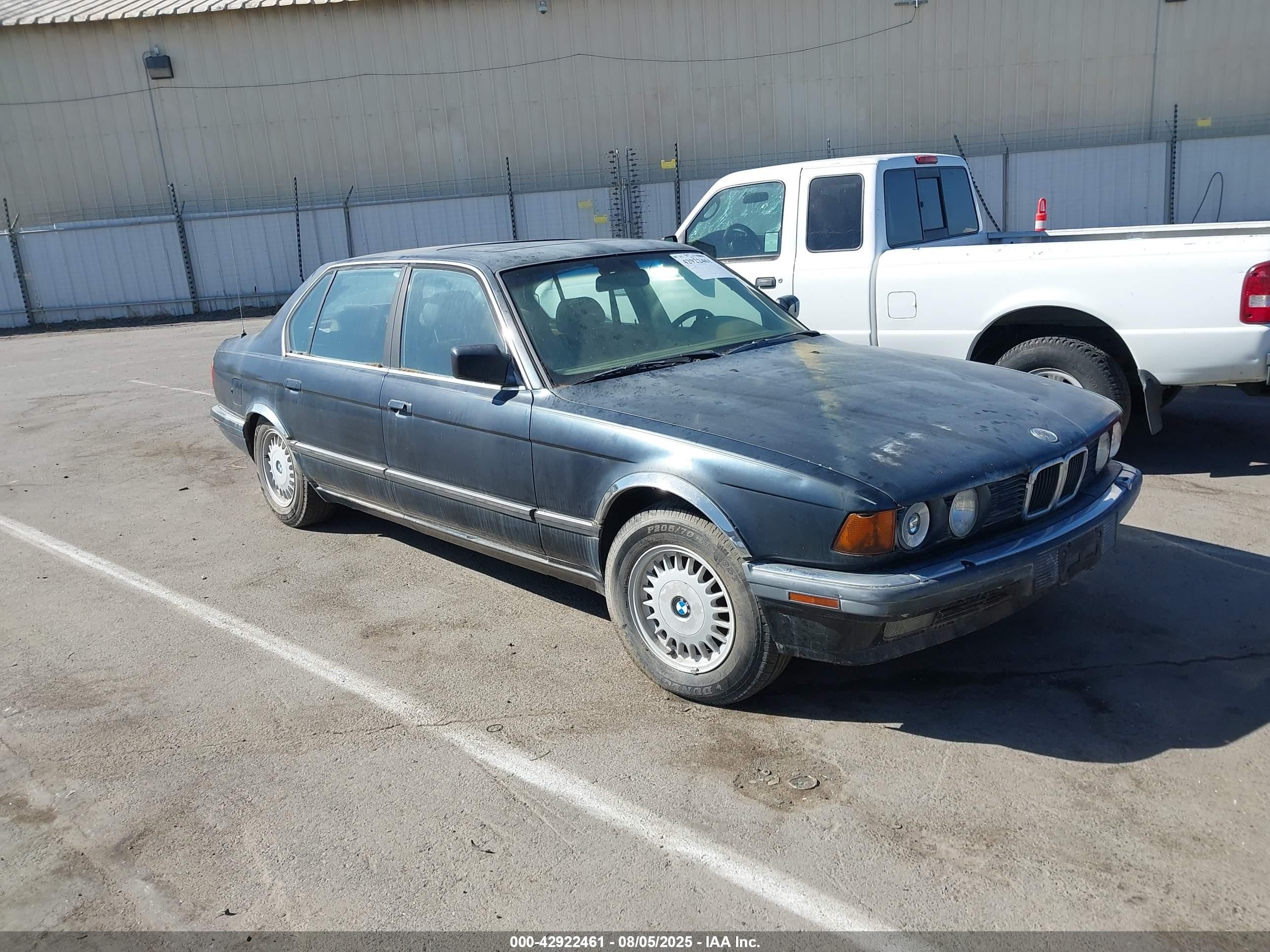 1990 BMW 7 Series, VIN WBAGC4313LDC24751 — Rear end
