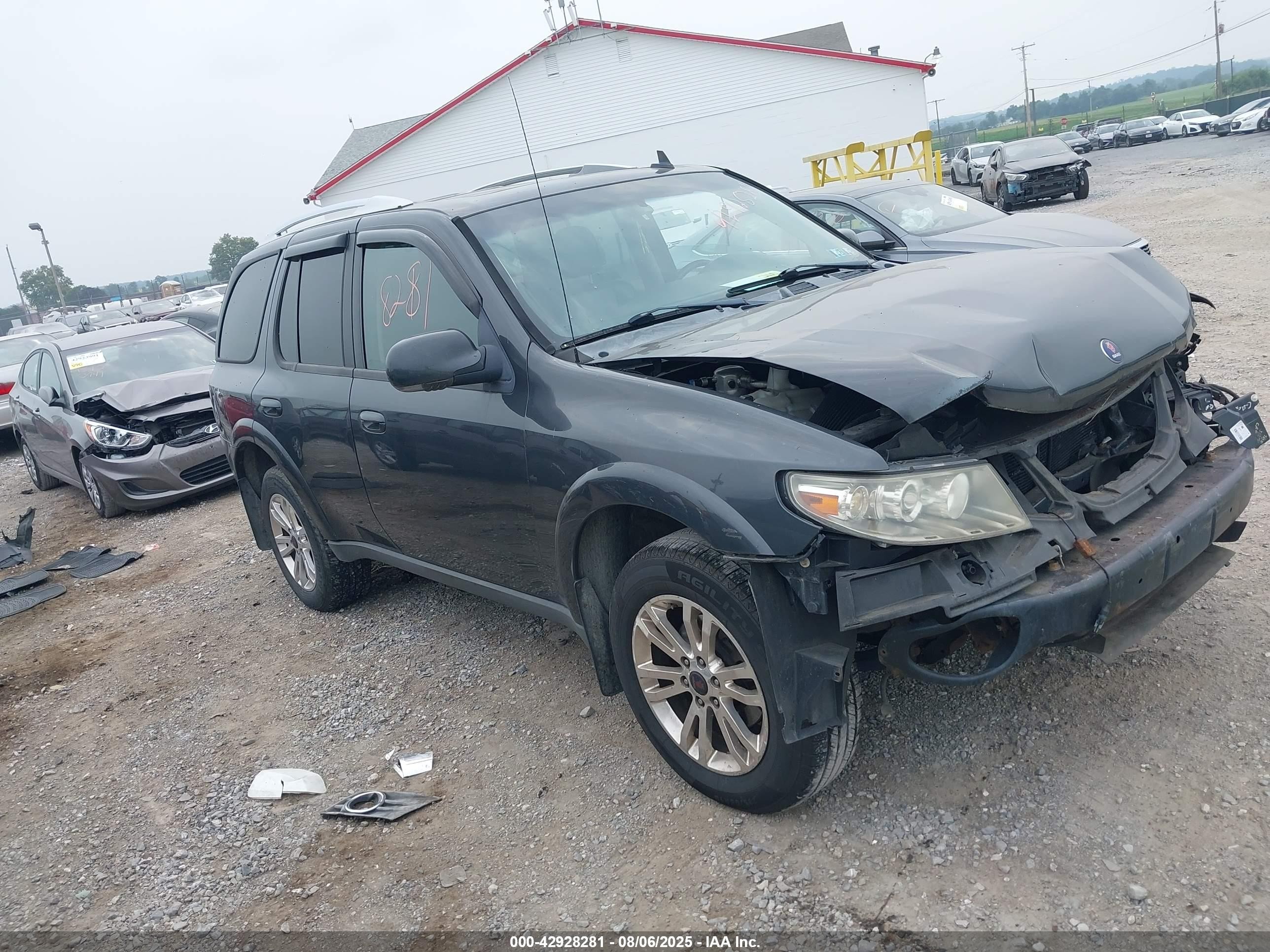 2007 Saab 9-7X V8, VIN 5S3ET13M772803978 — Перед