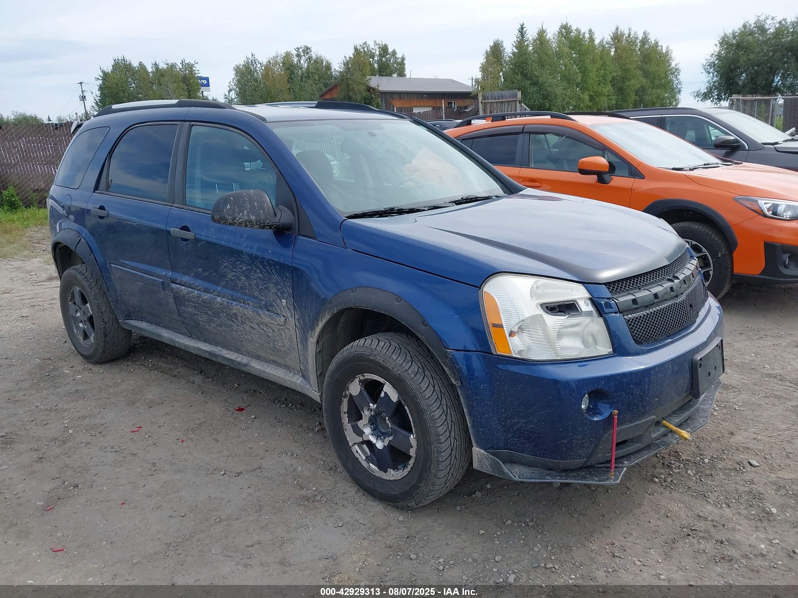 2008 Chevrolet Equinox LS, VIN 2CNDL13F786285325 — Front end