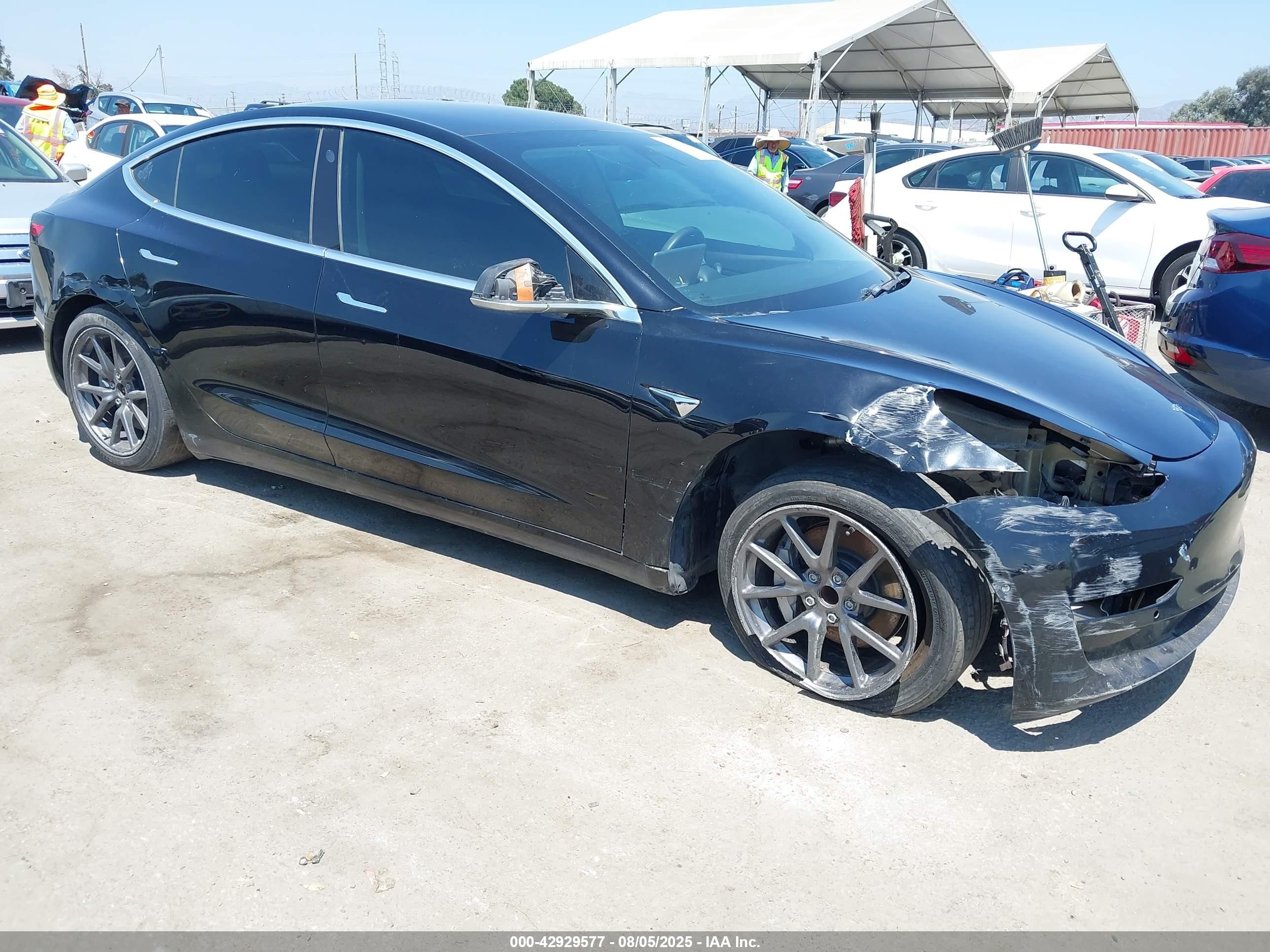 2019 Tesla Model 3 Mid Range, VIN 5YJ3E1EA7KF192978 — Repossession