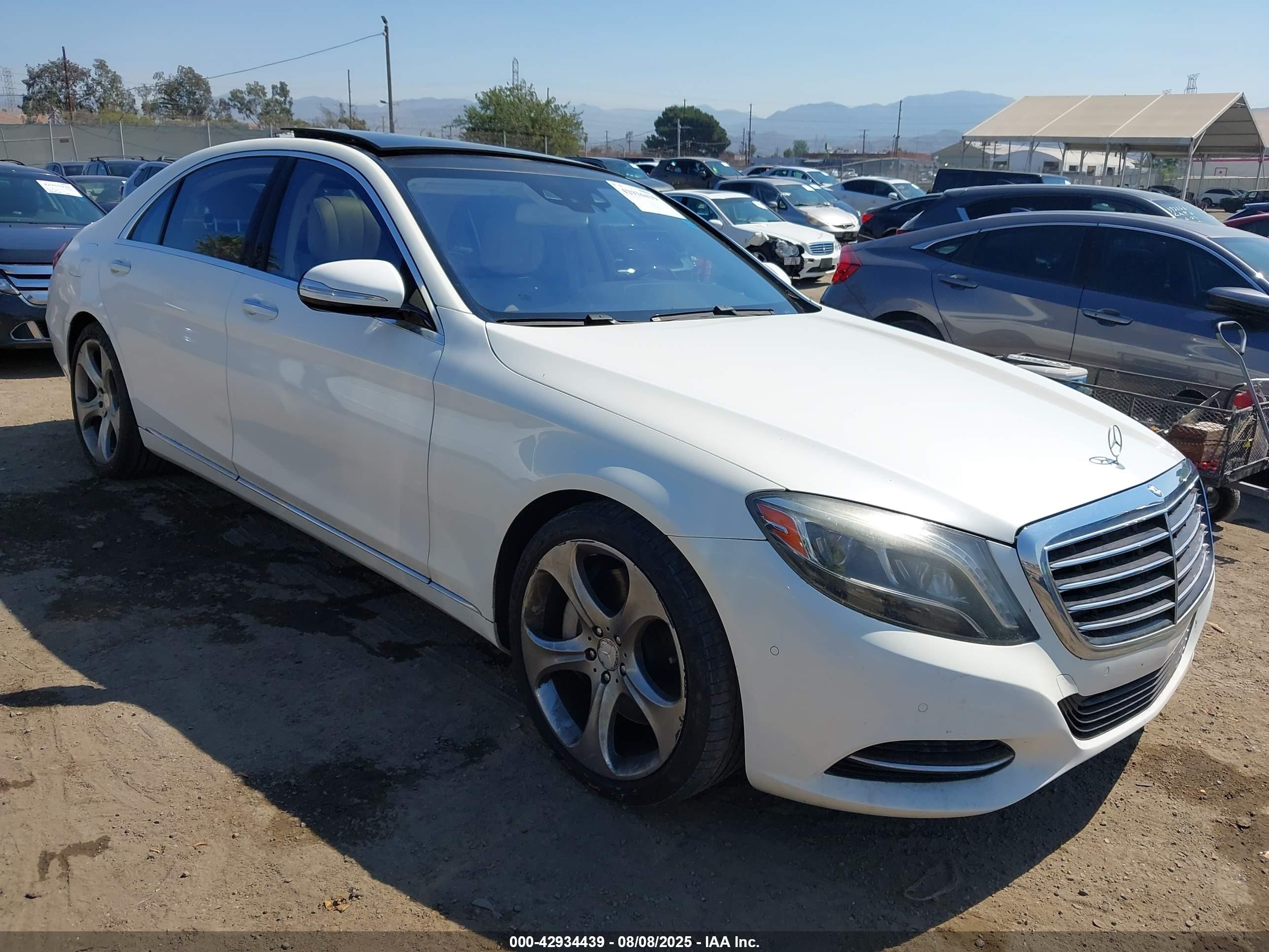 2015 Mercedes-Benz S 550, VIN WDDUG8CB8FA073750 — Theft recovery