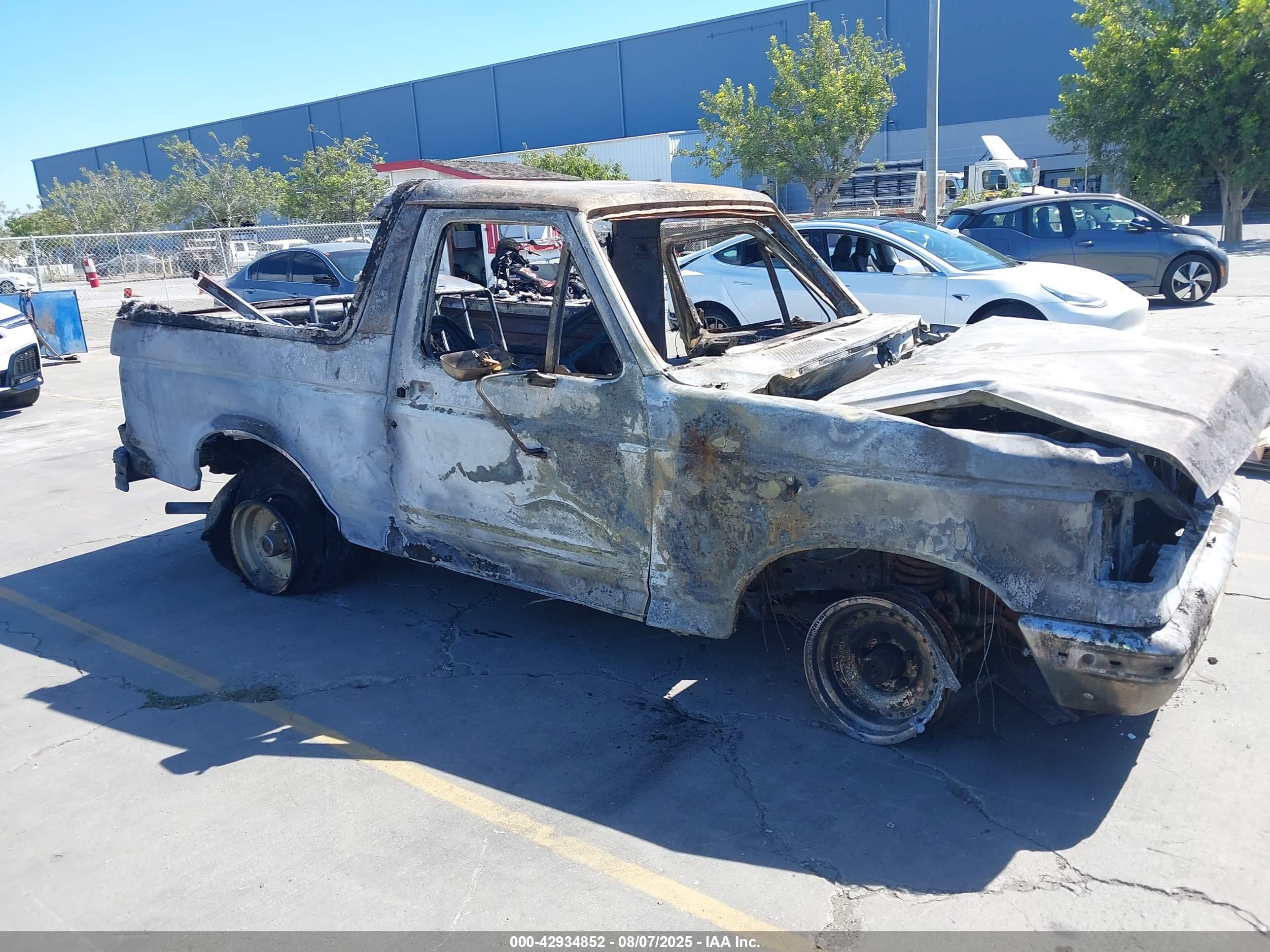 1991 Ford Bronco Eddie Bauer, VIN 1FMEU15N9MLA21160 — Burn