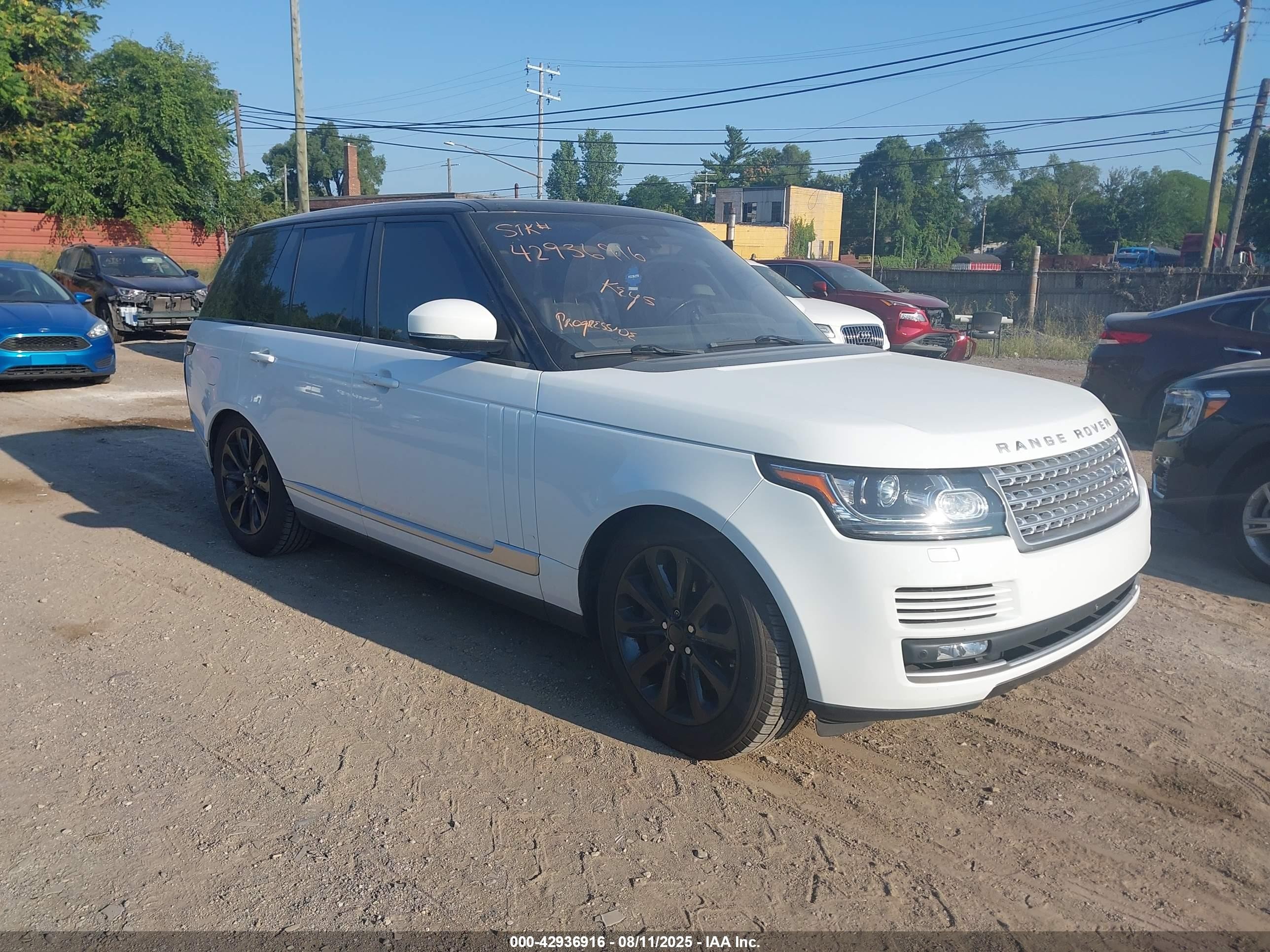 2016 Land Rover Range Rover HSE, VIN SALGS2VFXGA261036 — Electrical