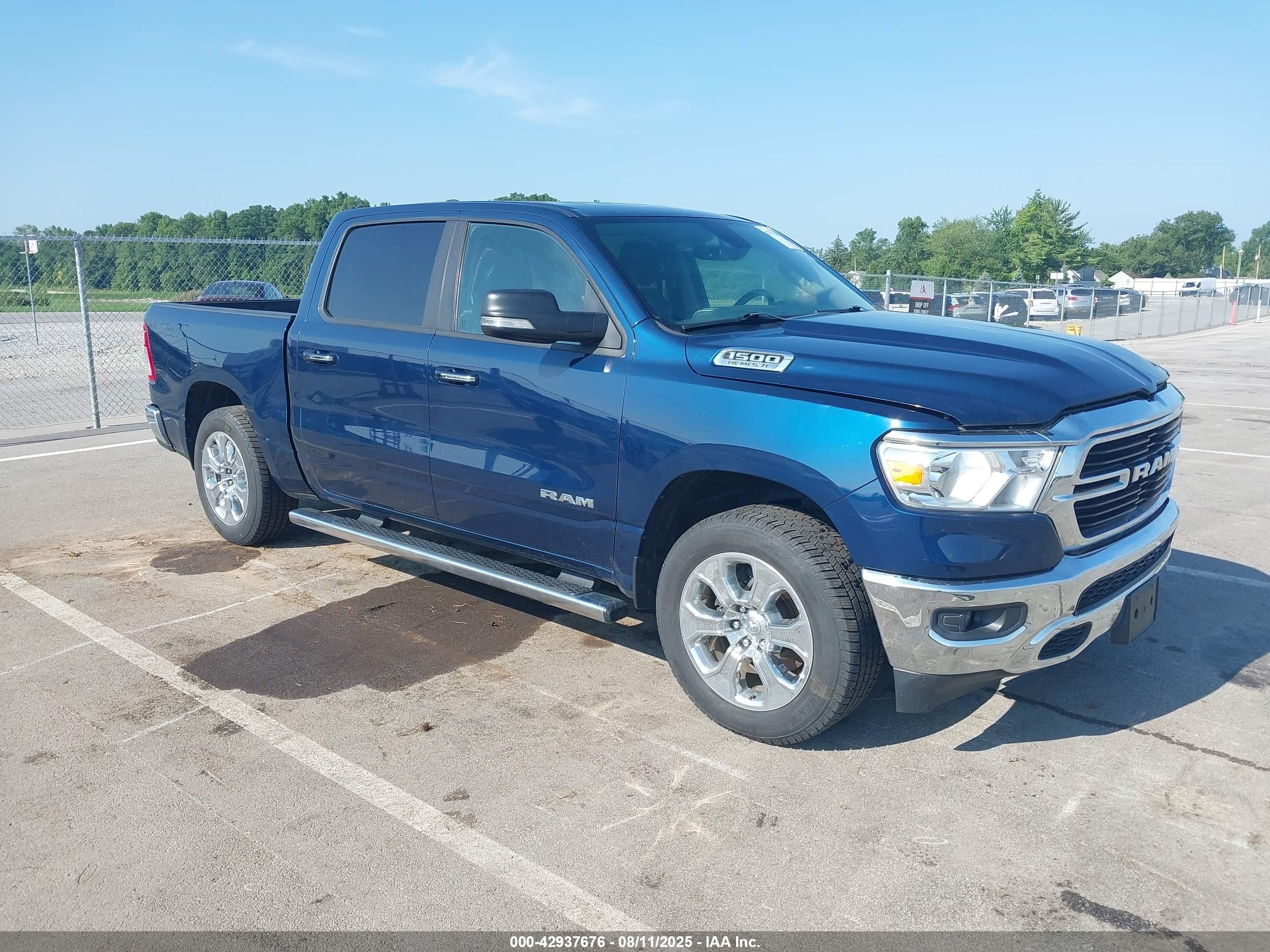 2019 Ram 1500 Big Horn, VIN 1C6SRFFT9KN809920 — Fresh water flood