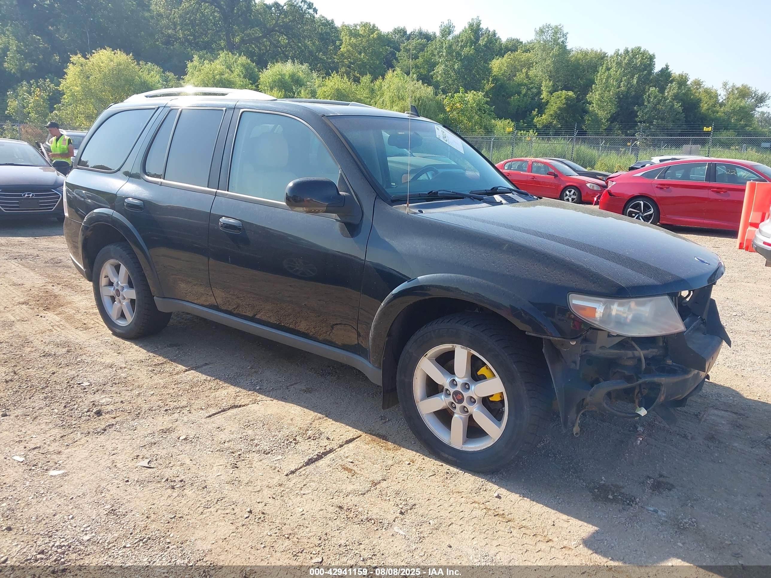 2007 Saab 9-7X V8, VIN 5S3ET13M572801579 — Перед