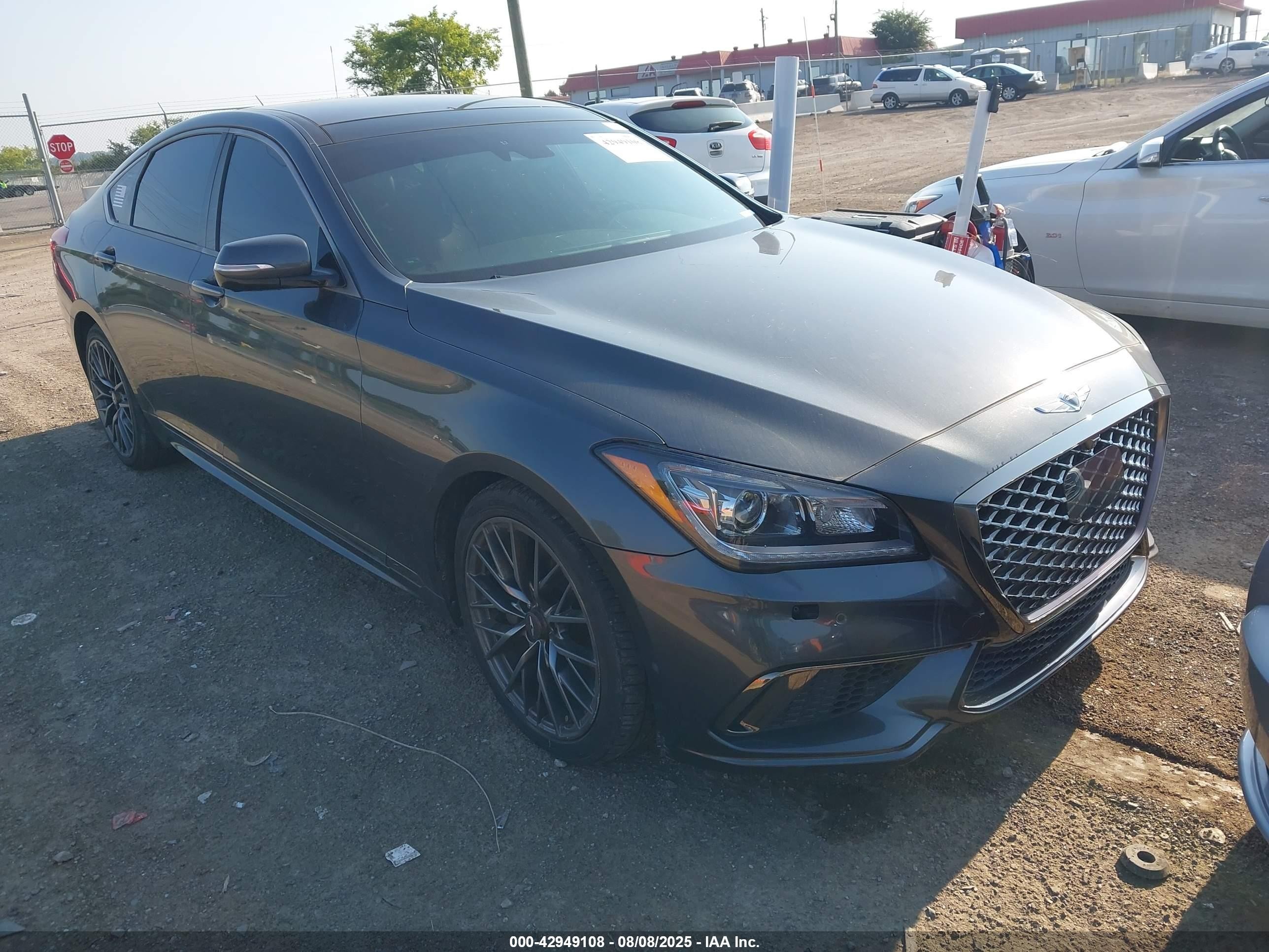 2019 Genesis G80 3.8L, VIN KMHGN4JE3KU291375 — Not stated