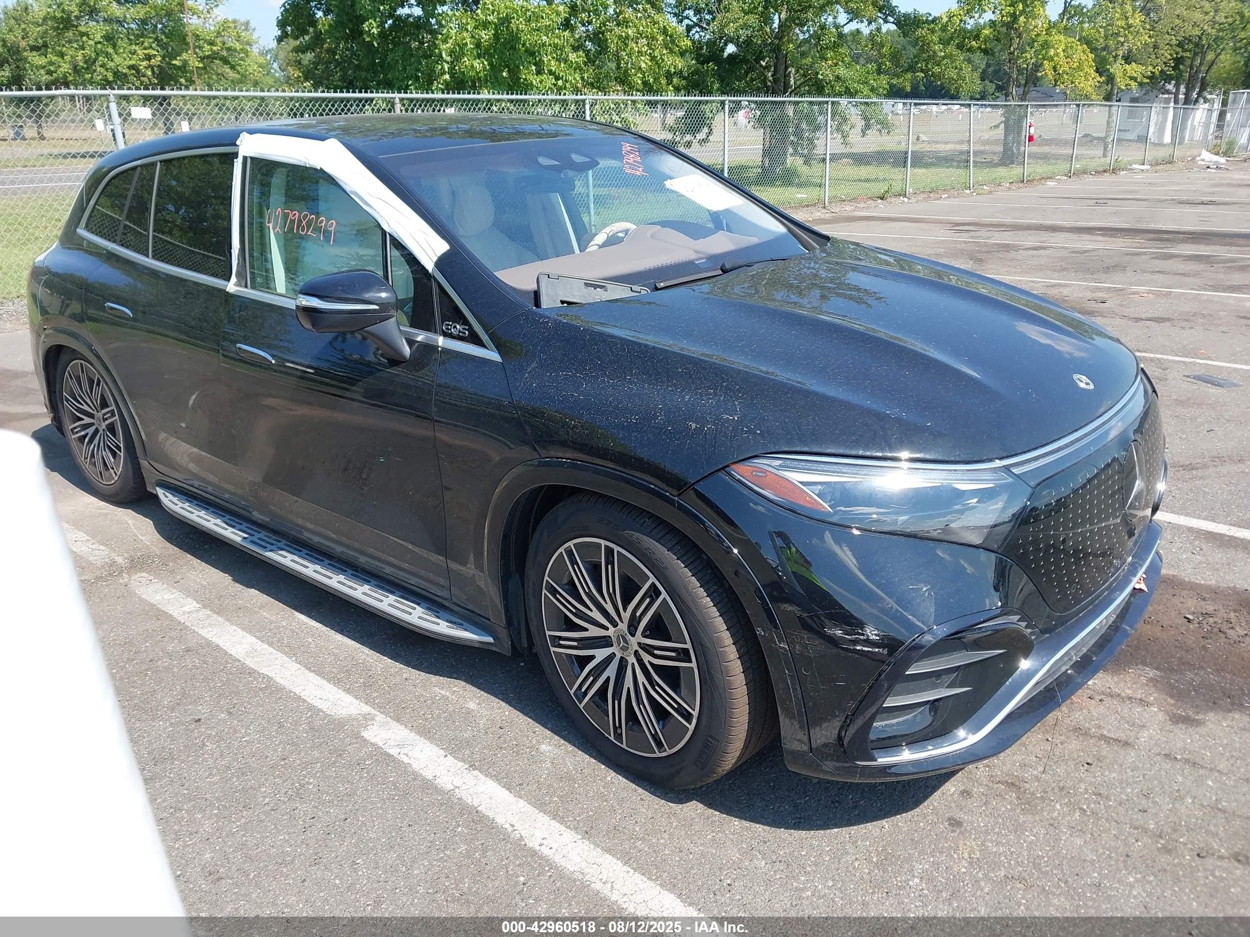 2025 Mercedes-Benz EQS 450, VIN 4JGDM2EB3SA036169 — Water / flood