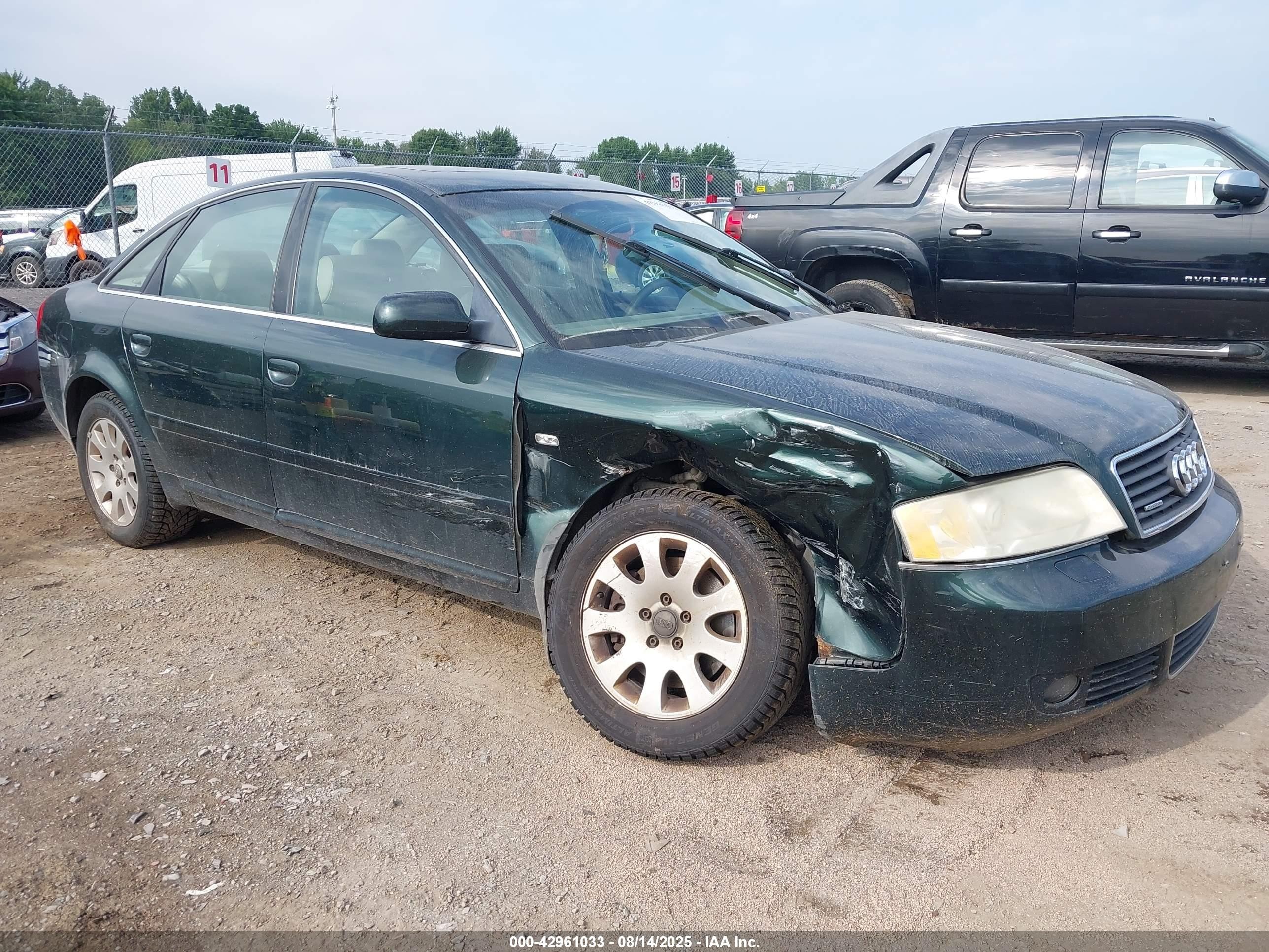 2002 Audi A6, VIN WAULT64B52N073029 — Перед