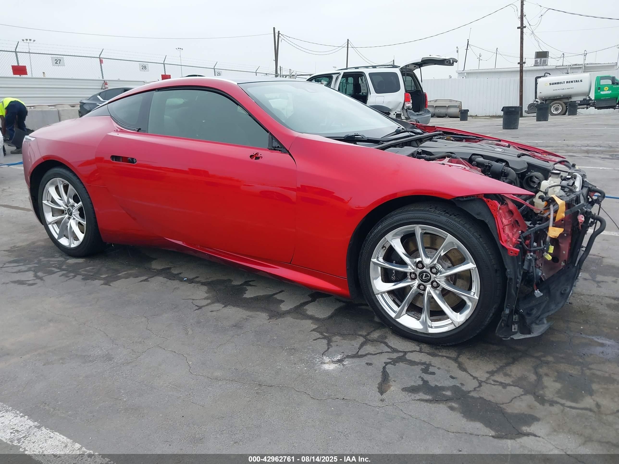 2018 Lexus LC 500h, VIN JTHHP5AY9JA002825 — Front end