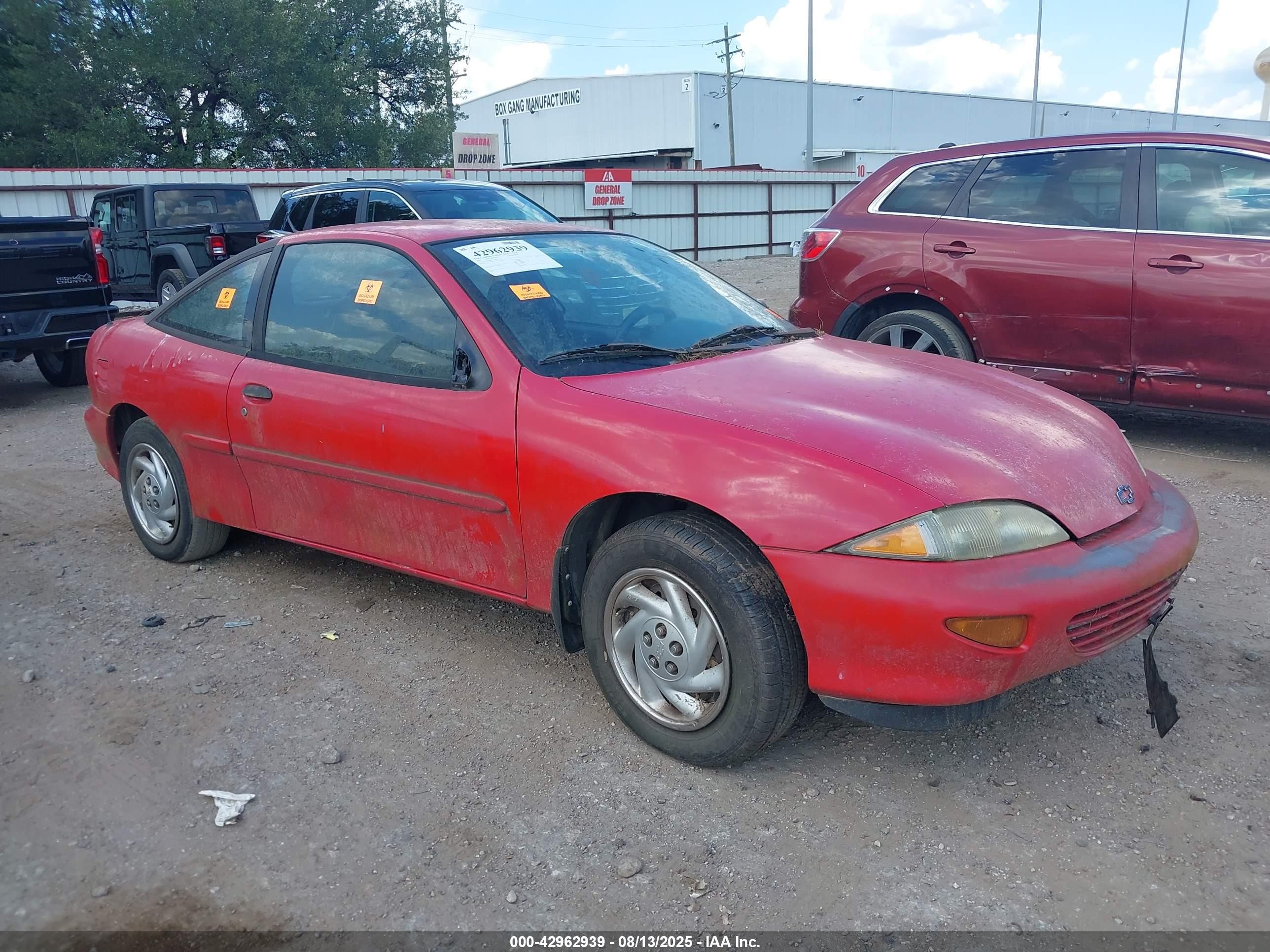 1999 Chevrolet Cavalier, VIN 1G1JC1248X7322672 — Biohazard / chemical
