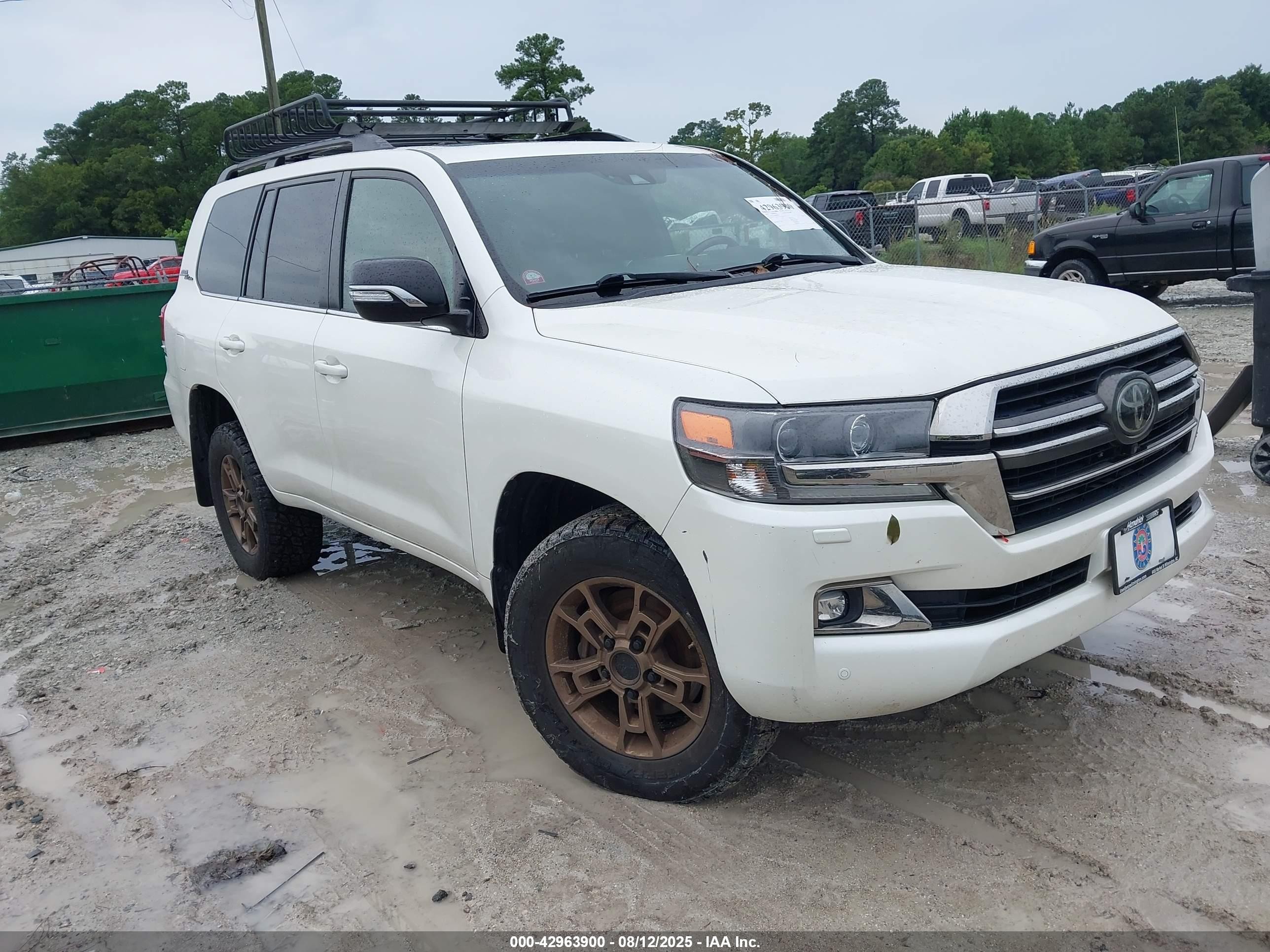 2020 Toyota Land Cruiser, VIN JTMCY7AJ2L4086835 — Water / flood