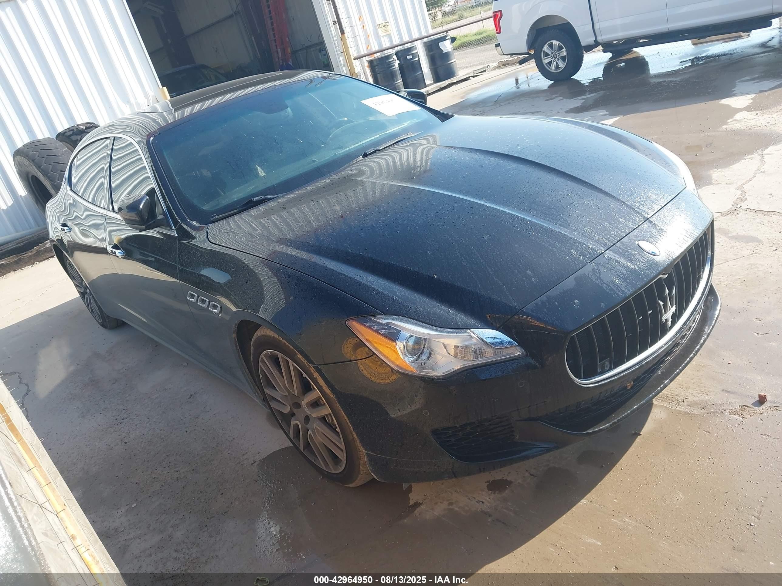 2015 Maserati Quattroporte S Q4, VIN ZAM56RRA5F1142153 — Hail