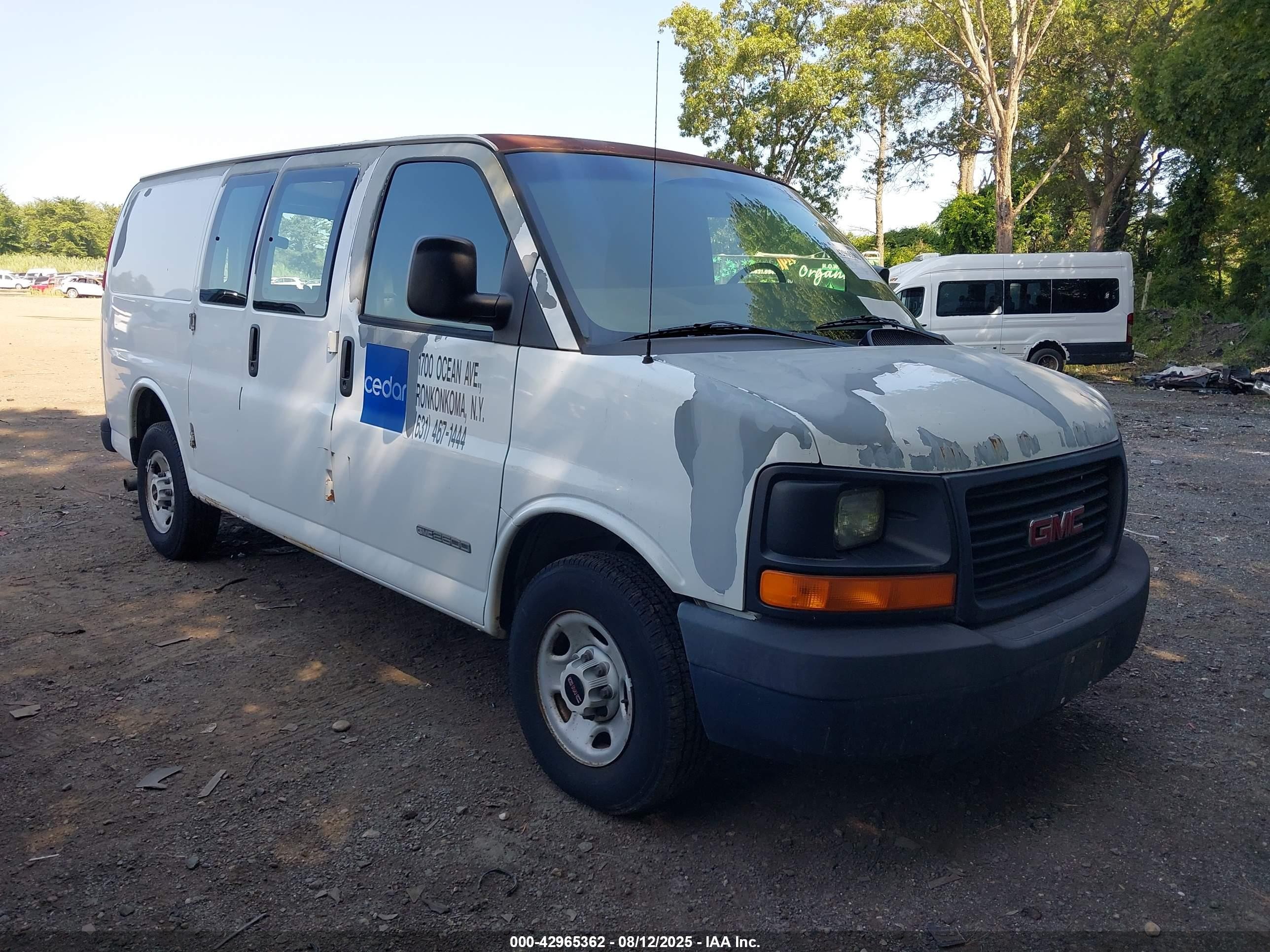 2003 GMC Savana Cargo, VIN 1GTGG25VX31177566 — Mechanical