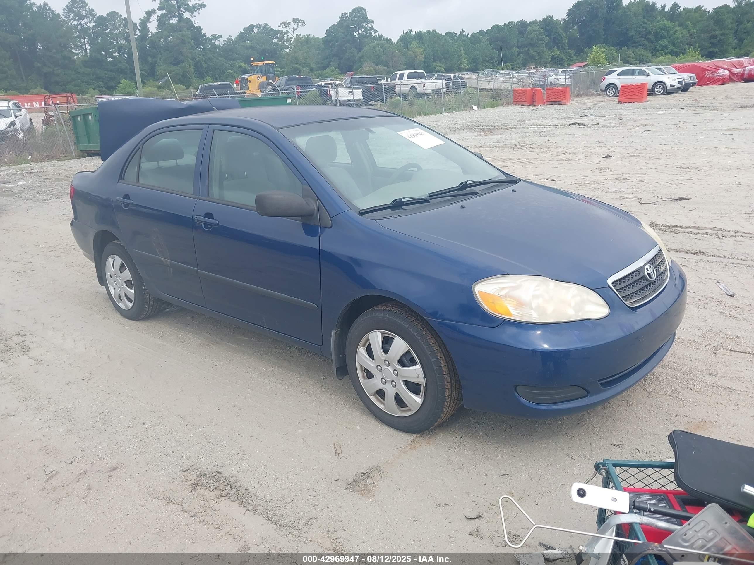 2008 Toyota Corolla CE, VIN 1NXBR32EX8Z975467 — Rear end