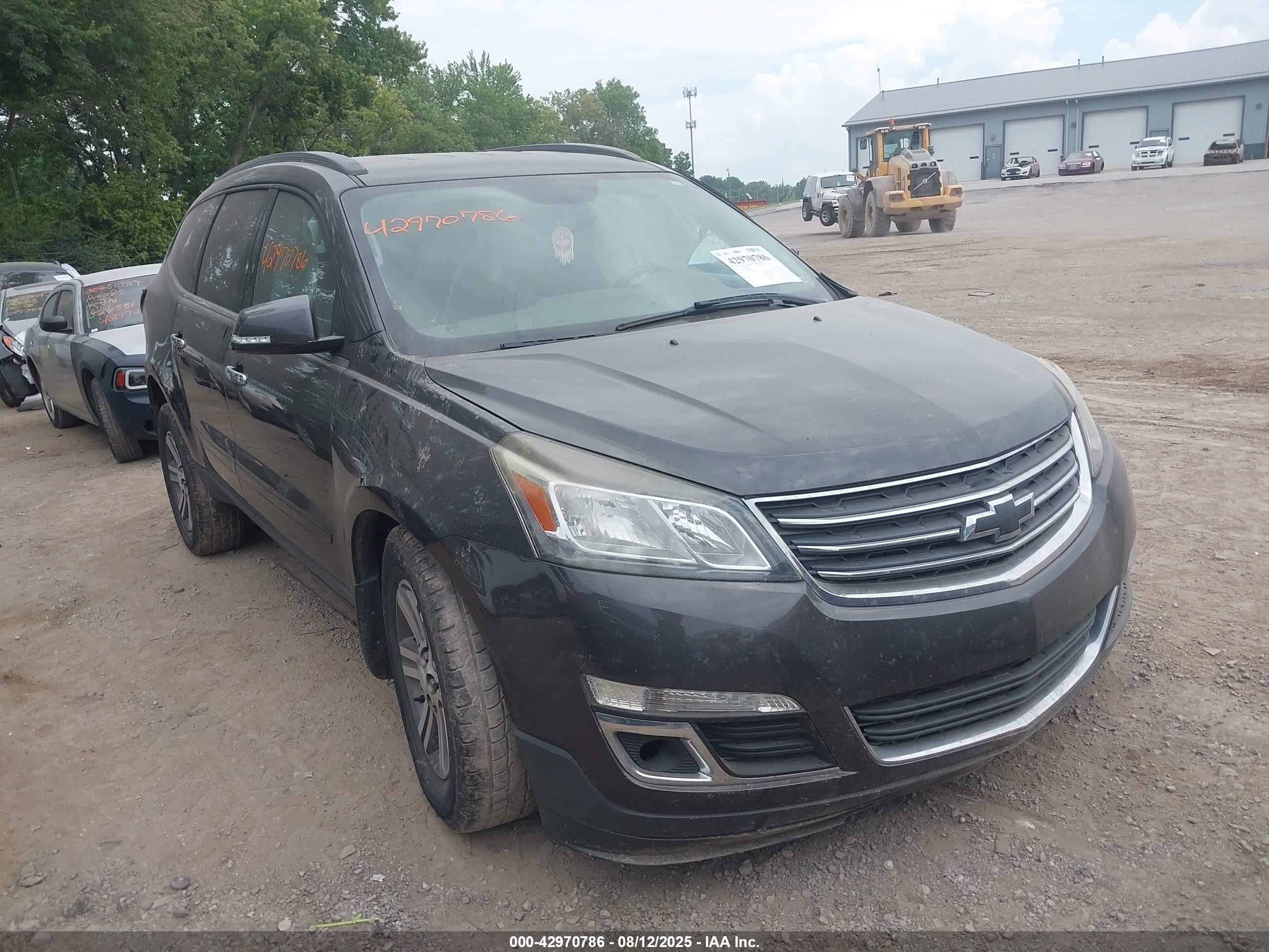 2017 Chevrolet Traverse LT, VIN 1GNKVGKD4HJ118259 — Front end