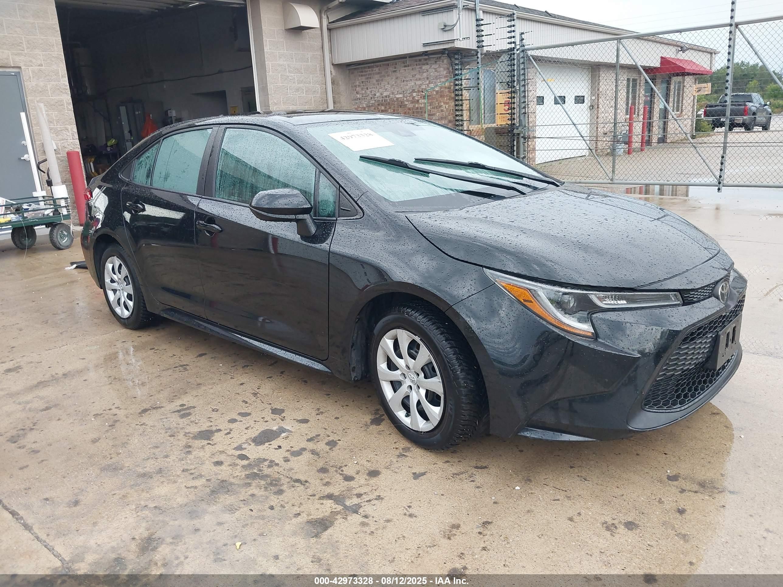 2021 Toyota Corolla LE, VIN 5YFEPMAE1MP160273 — Water / flood