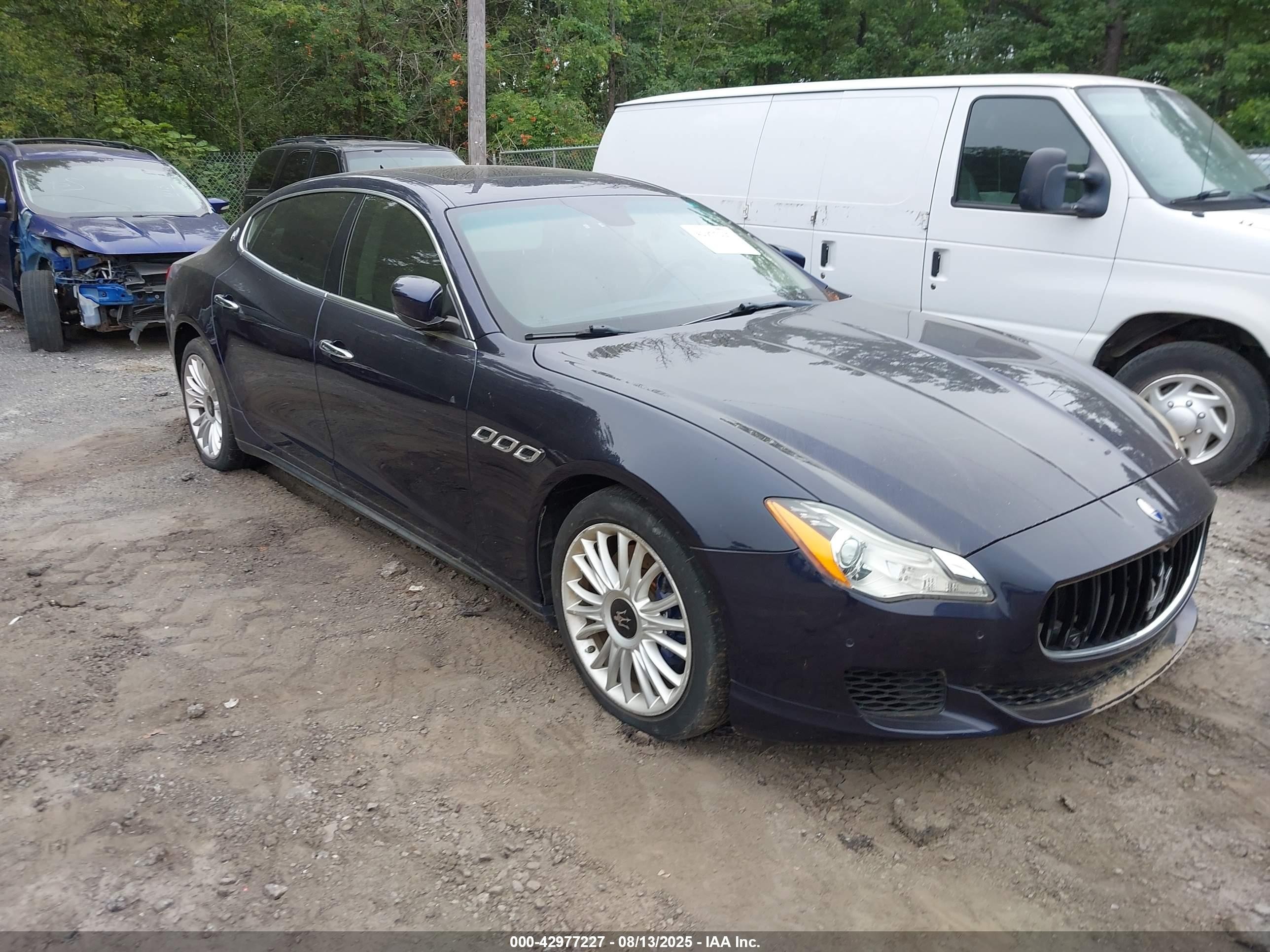 2014 Maserati Quattroporte S Q4, VIN ZAM56RRAXE1084247 — Не указано