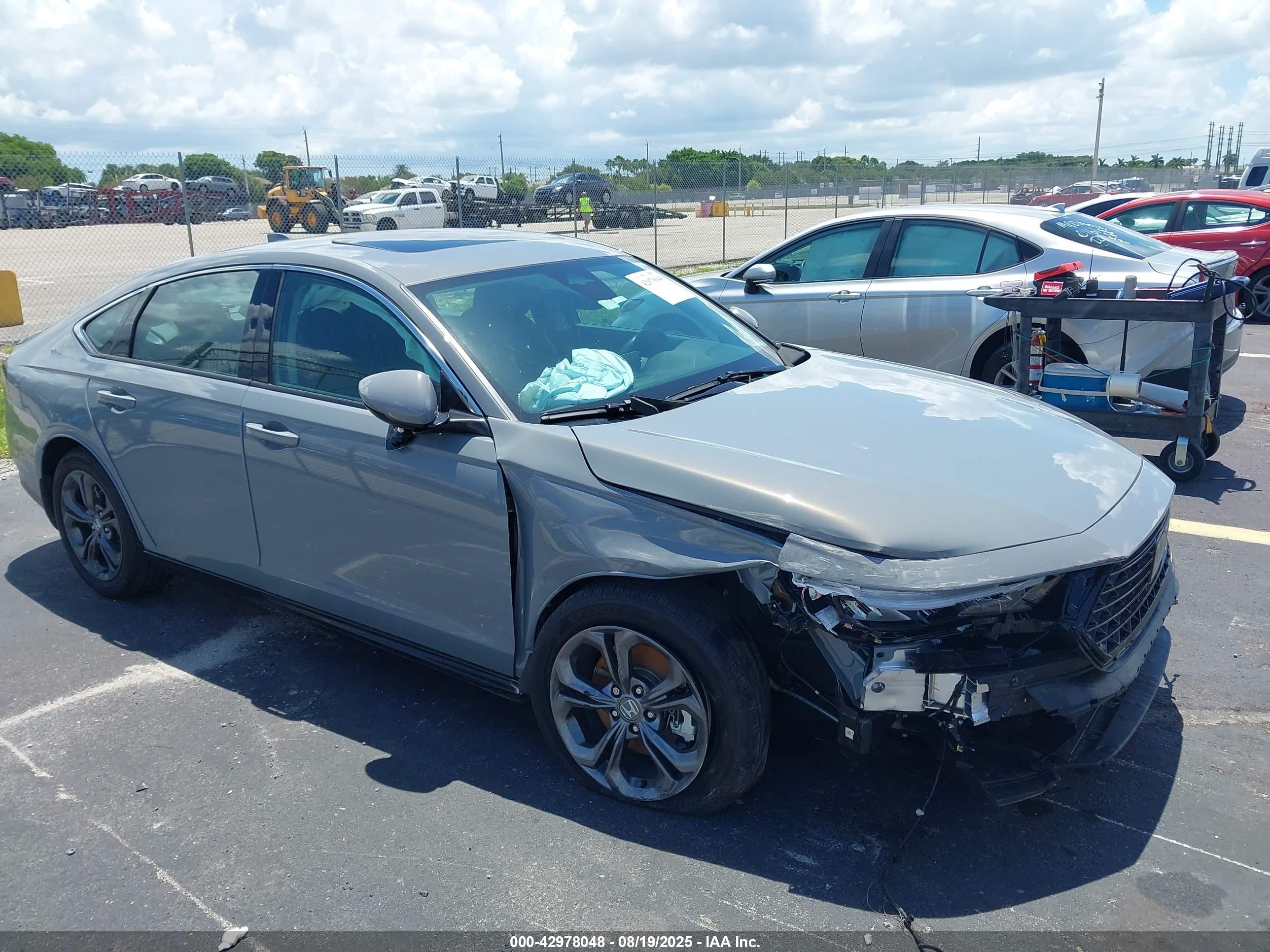 2025 Honda Accord EX-L, VIN 1HGCY2F66SA021933 — Front end