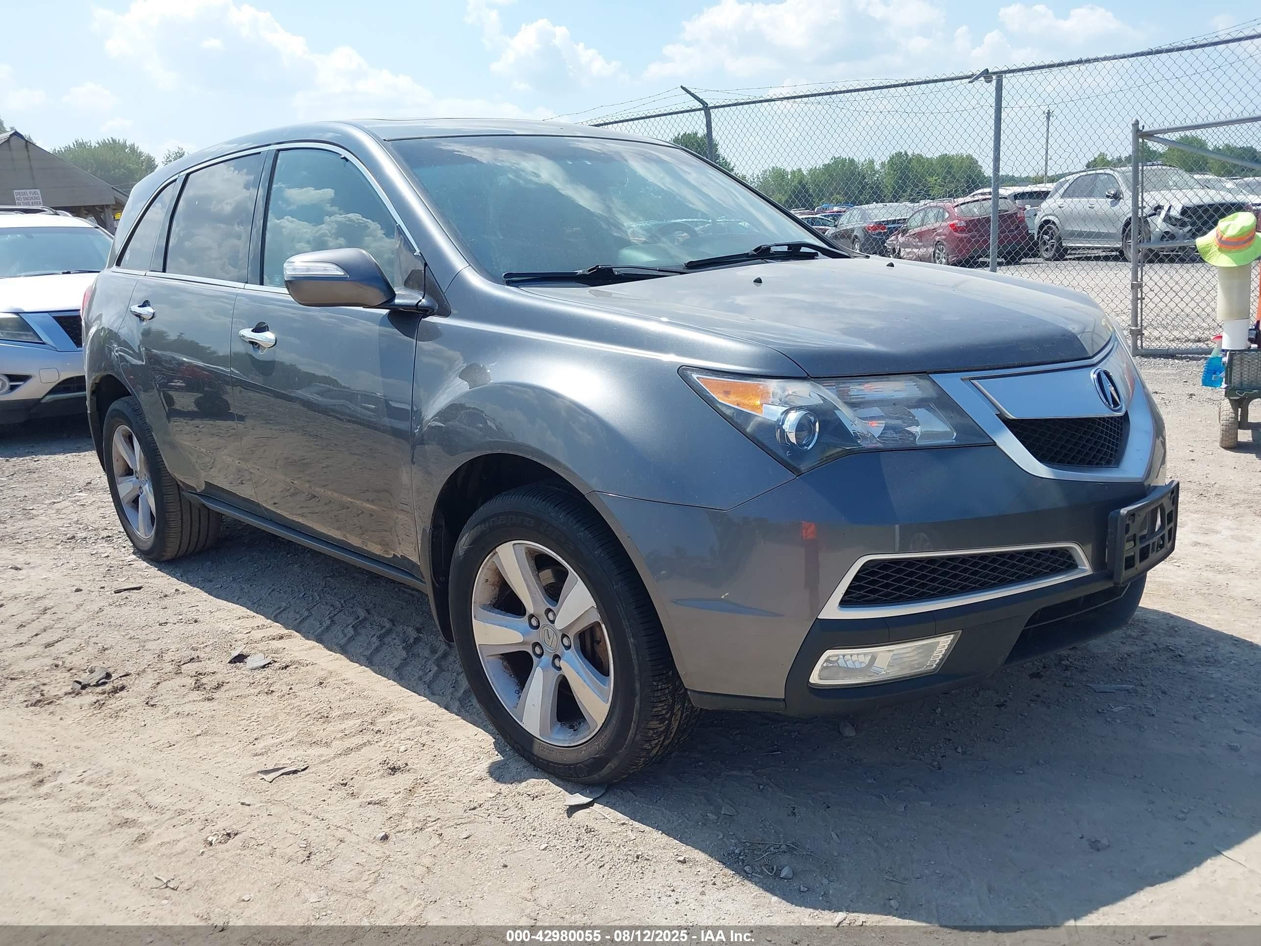 2012 Acura MDX Technology, VIN 2HNYD2H33CH542950 — Normal wear