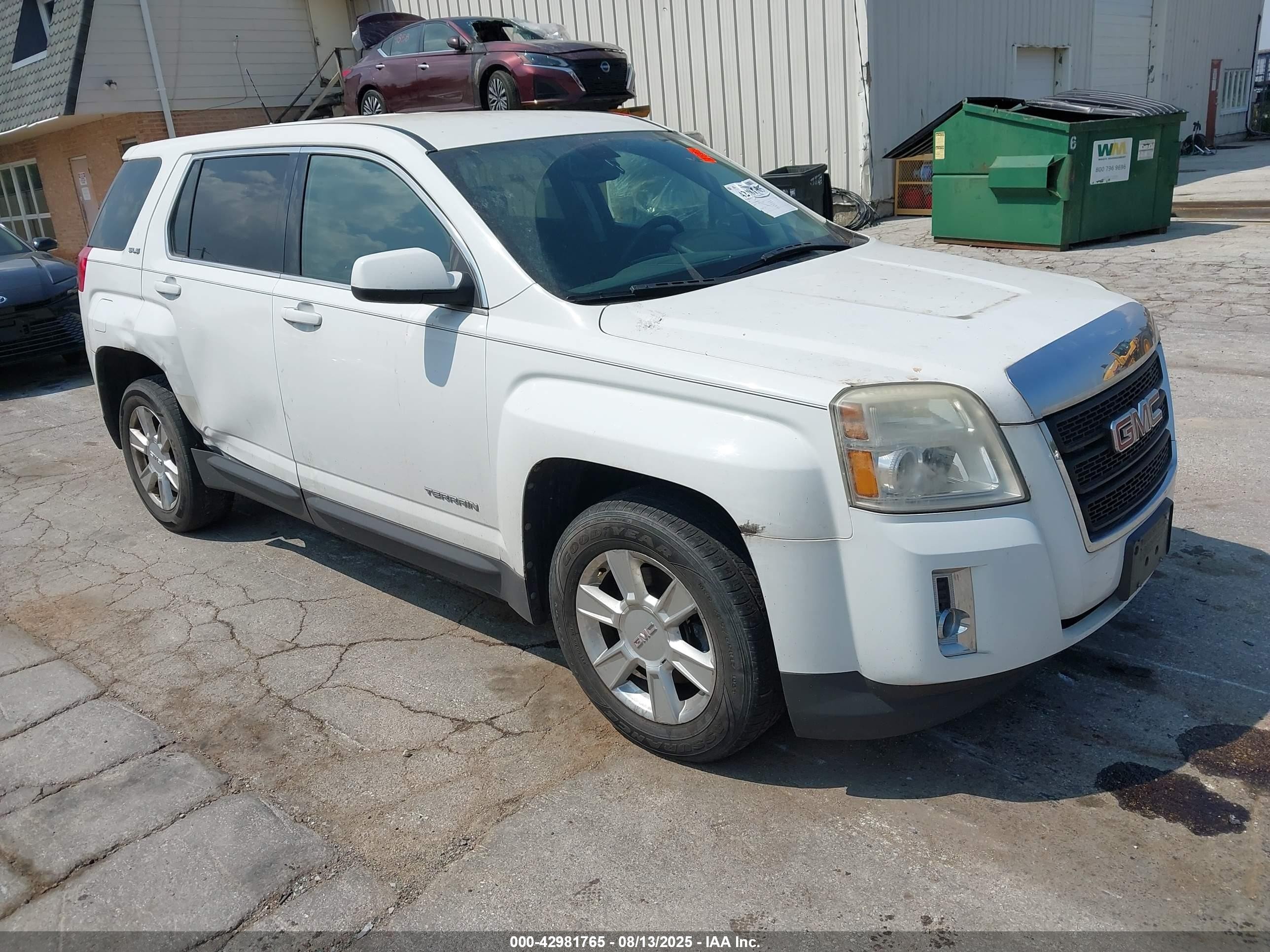 2011 GMC Terrain SLE-1, VIN 2CTFLREC1B6373541 — Biohazard / chemical