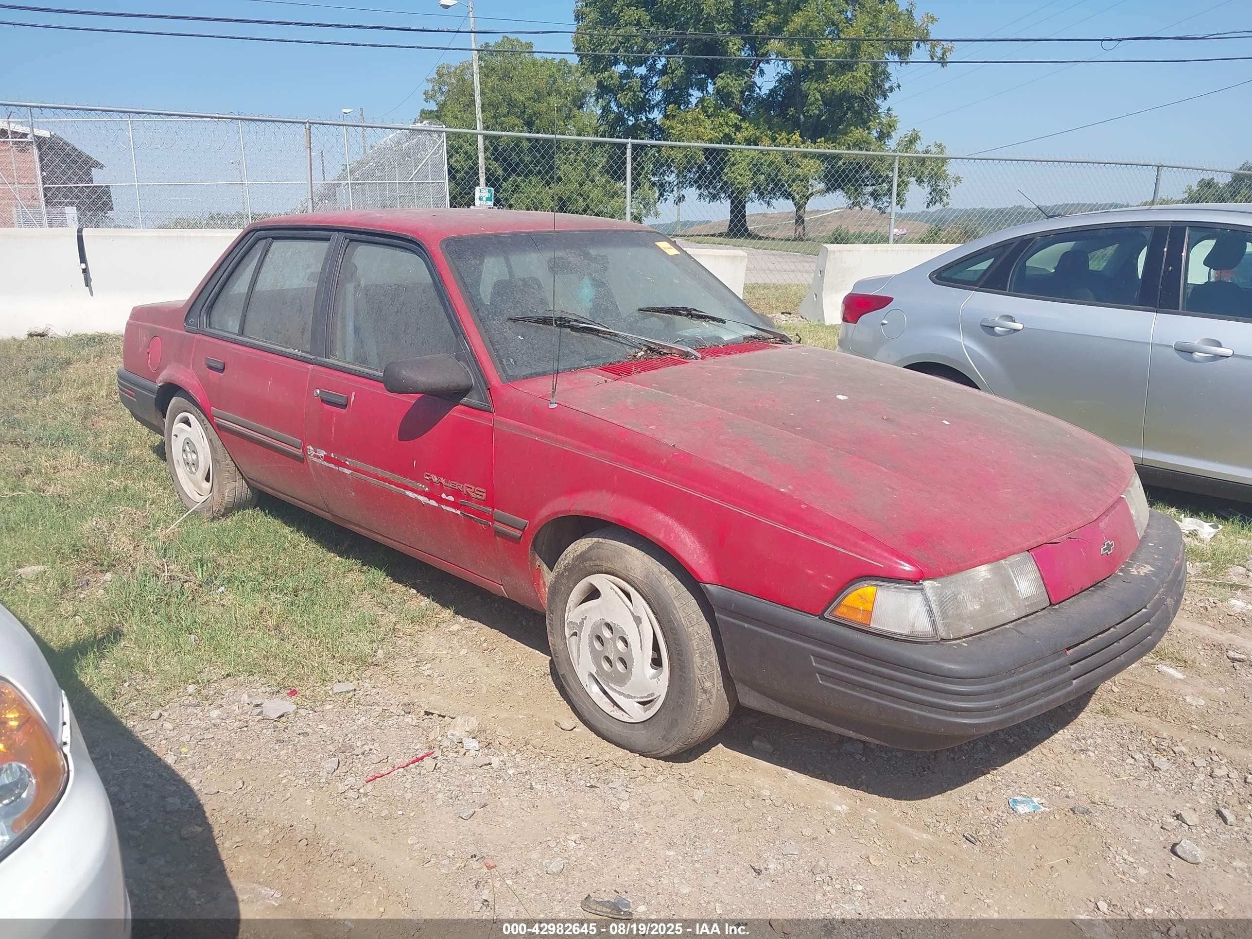 1993 Chevrolet Cavalier RS, VIN 1G1JC5446P7127142 — Normal wear