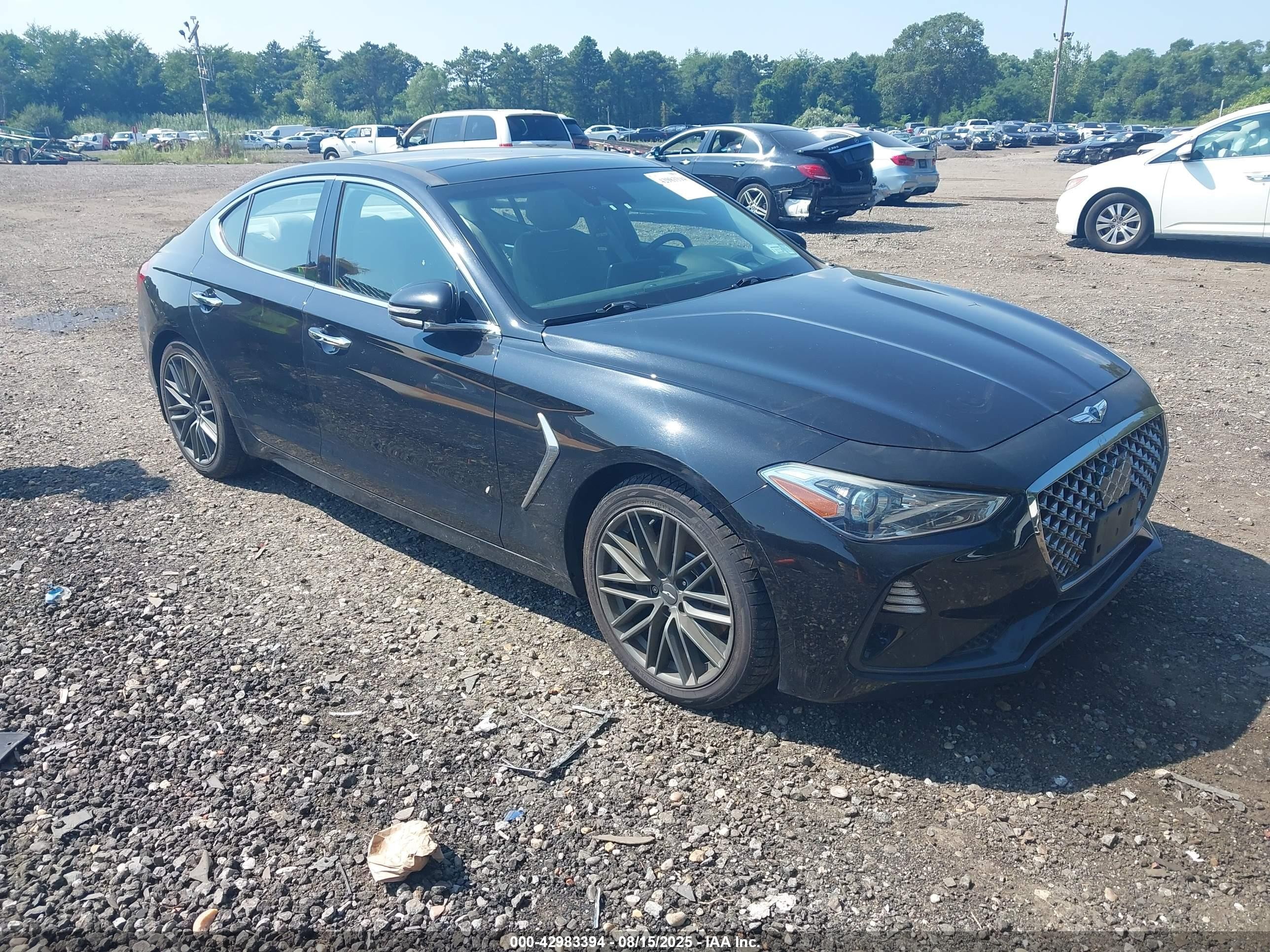 2019 Genesis G70 Advanced, VIN KMTG44LA1KU031625 — Water / flood