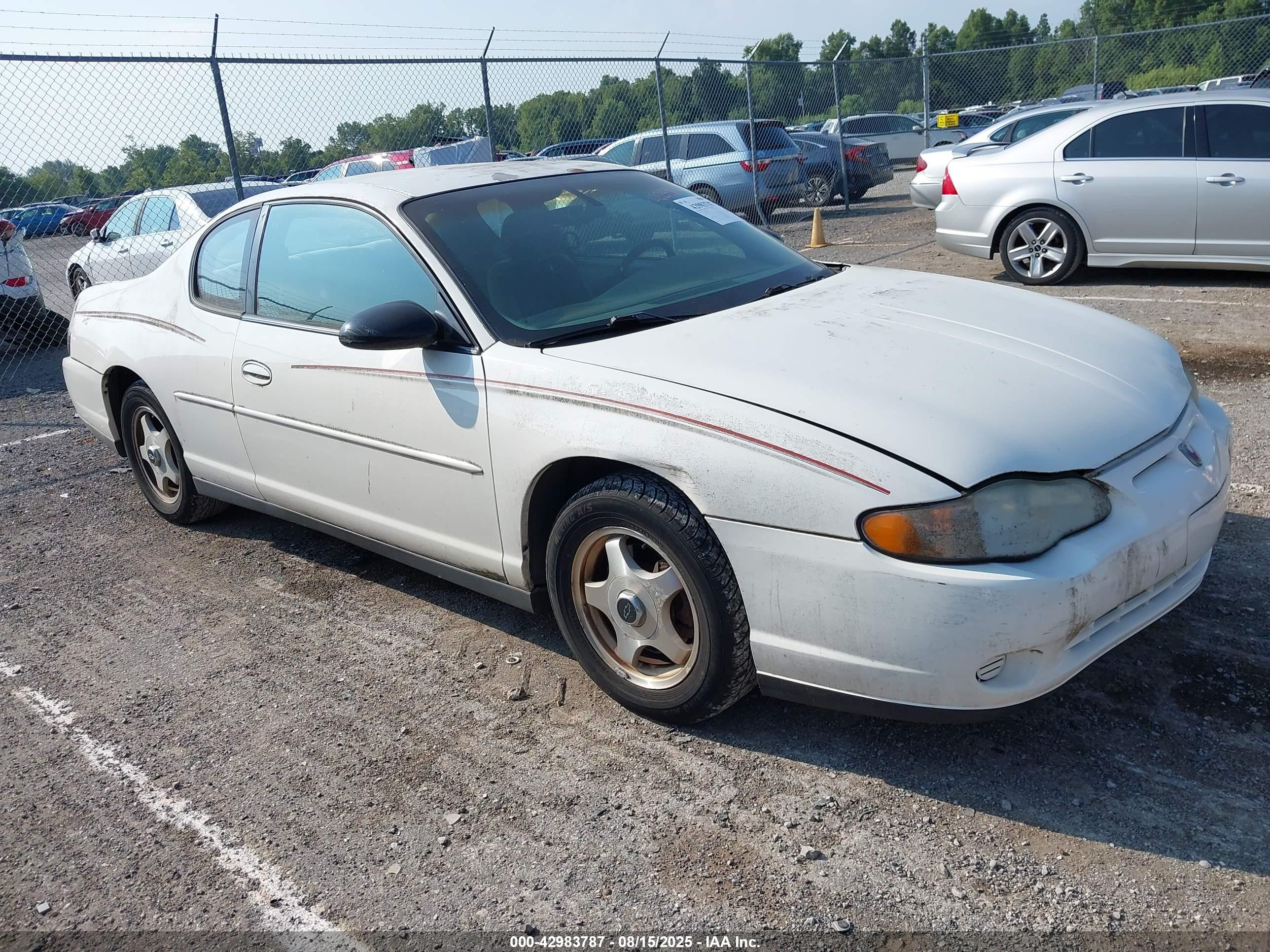 2003 Chevrolet Monte Carlo LS, VIN 2G1WW12E939108756 — Rear end