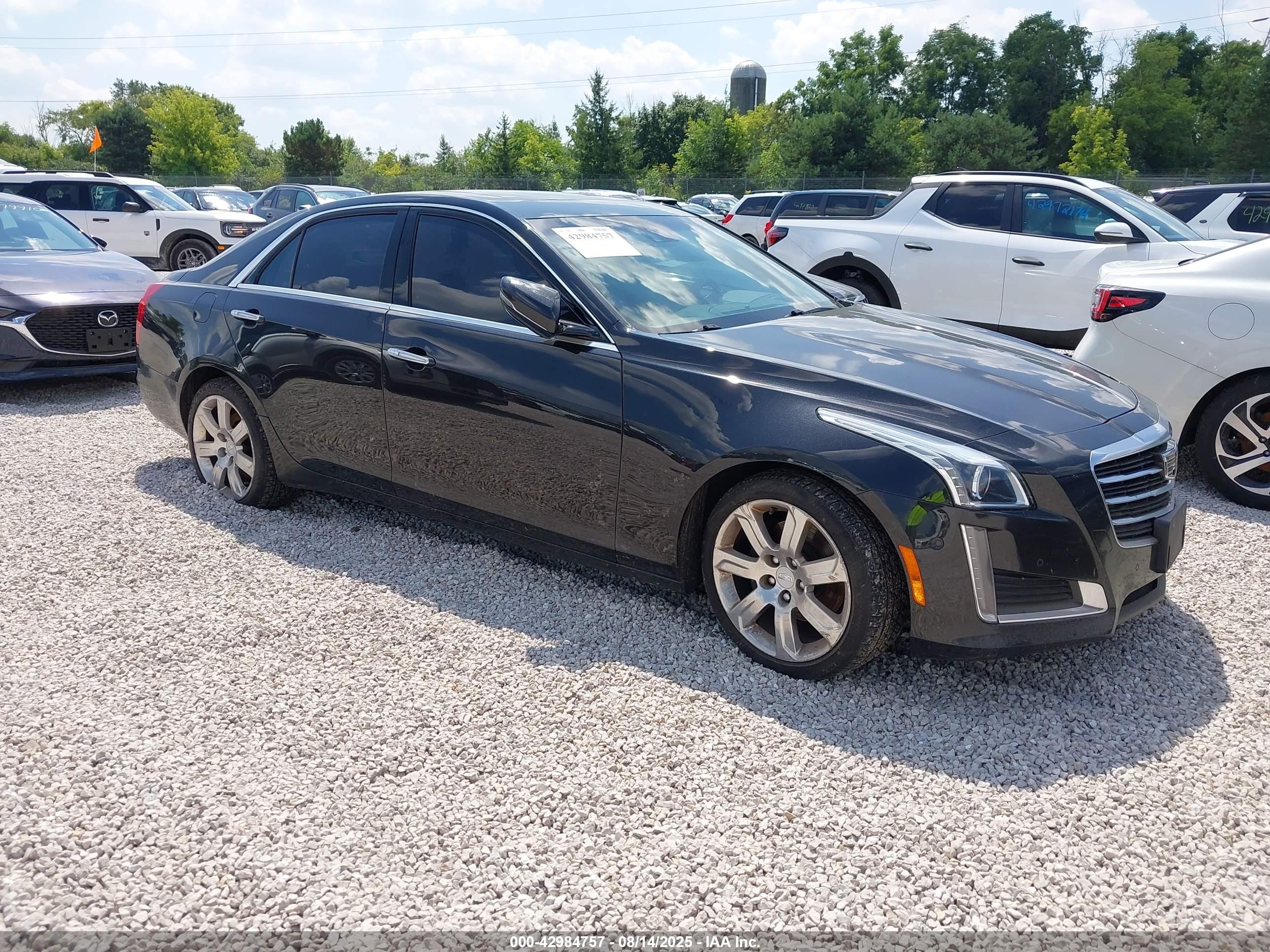 2015 Cadillac CTS Premium AWD, VIN 1G6AZ5S36F0123120 — Fresh water flood