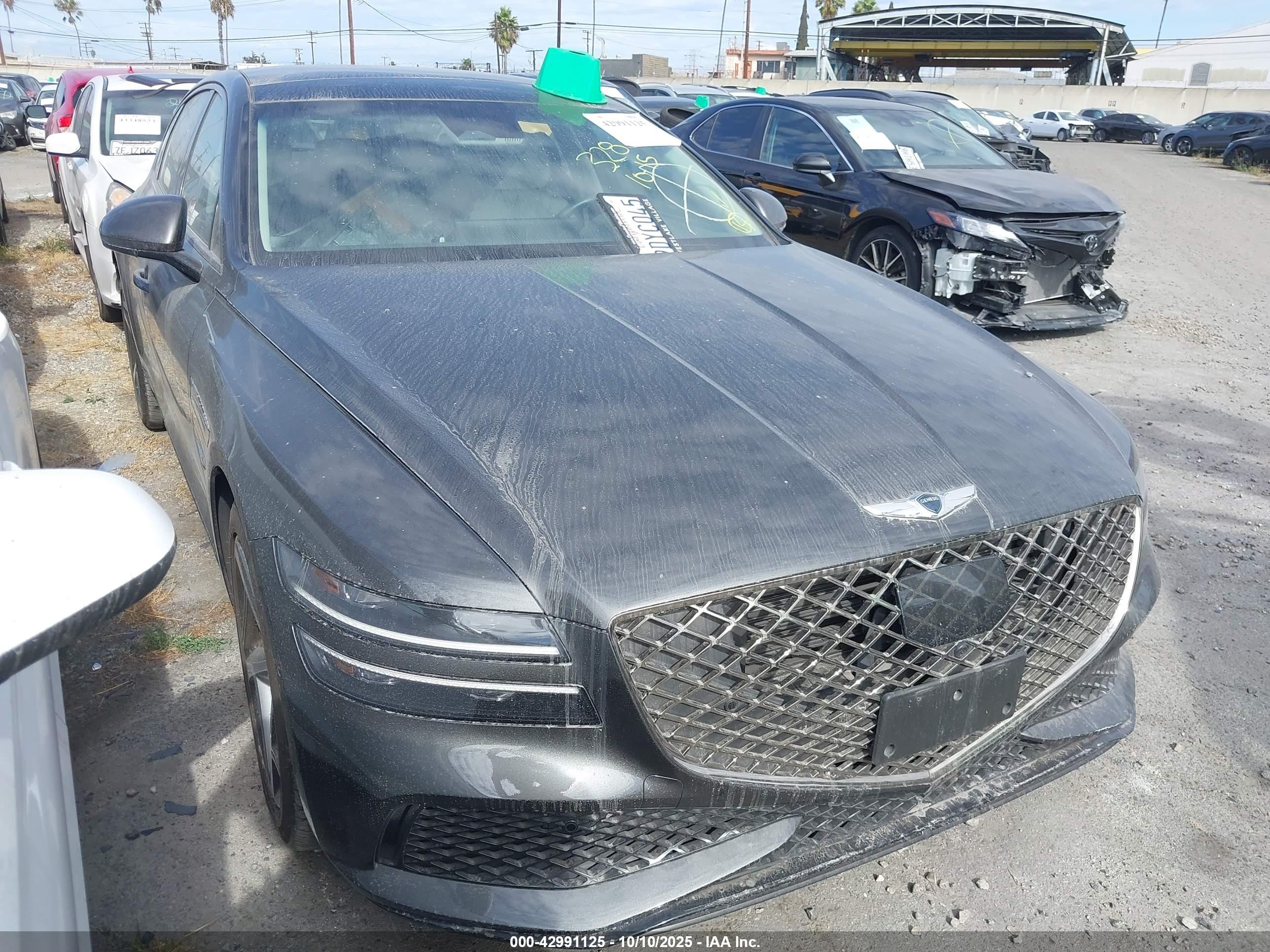 2023 Genesis G80 2.5T, VIN KMTGA4SCXPU156349 — Rear end